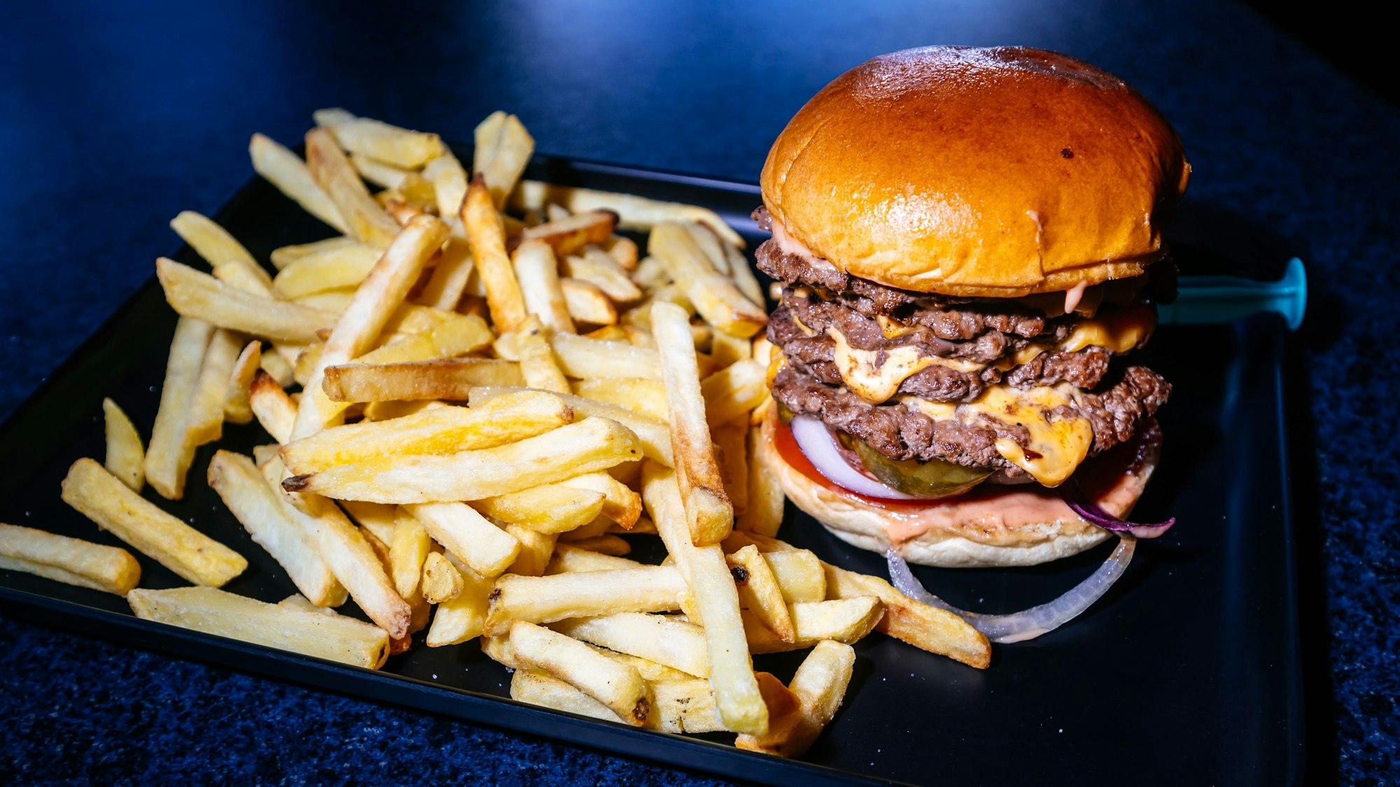 Der Cheeseburger im „Mcro'nauts“