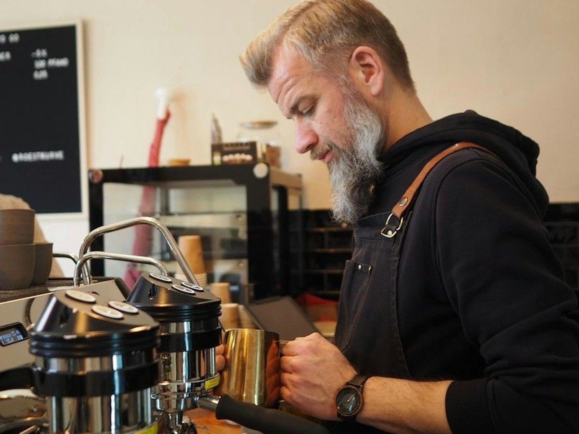 Gastgeber Benjamin Wiemer von der „roestkurve“ in Bonn.