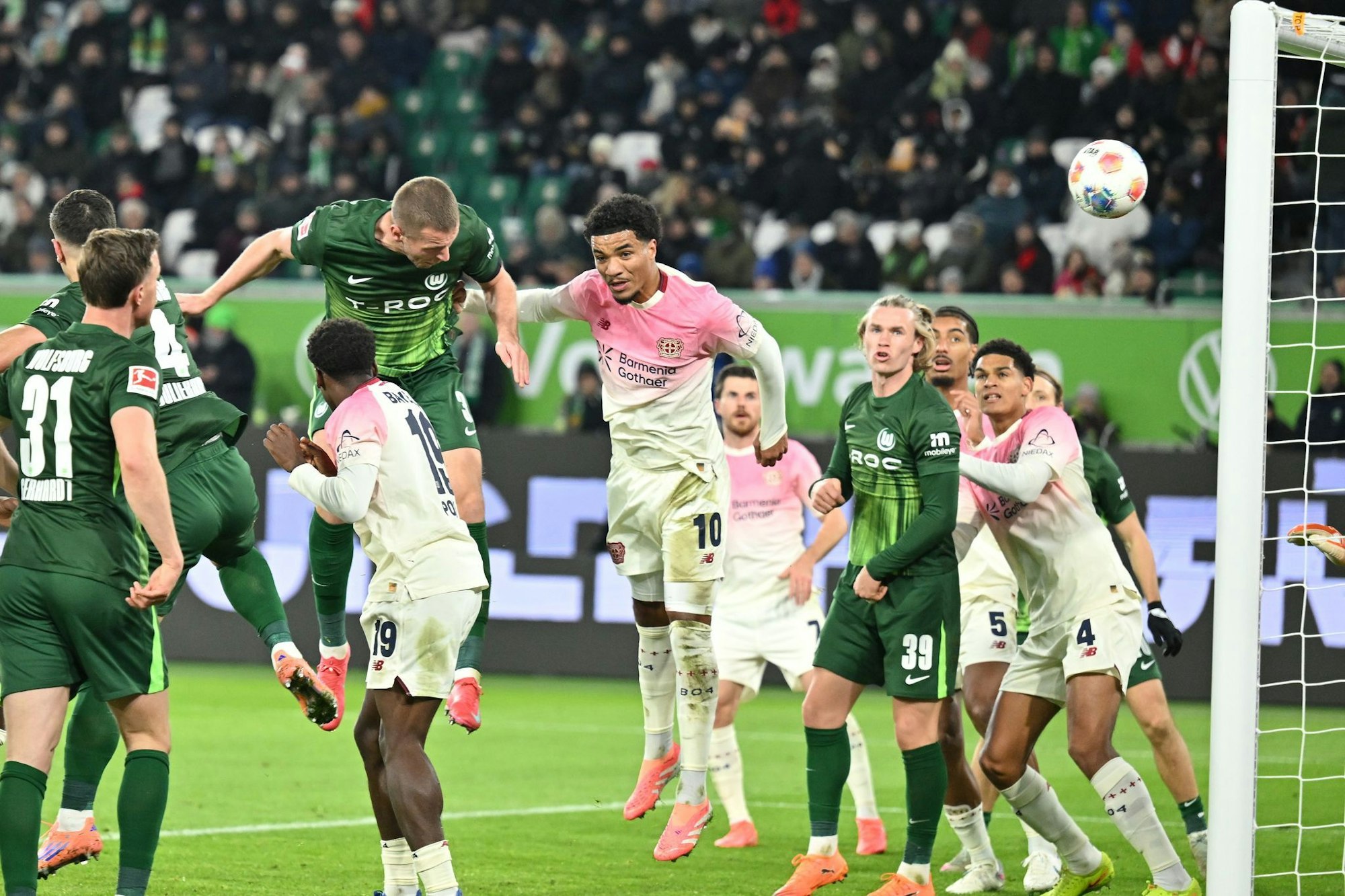 Das Kopfballtor von Denis Vavro war für den VfL Wolfsburg zu wenig.