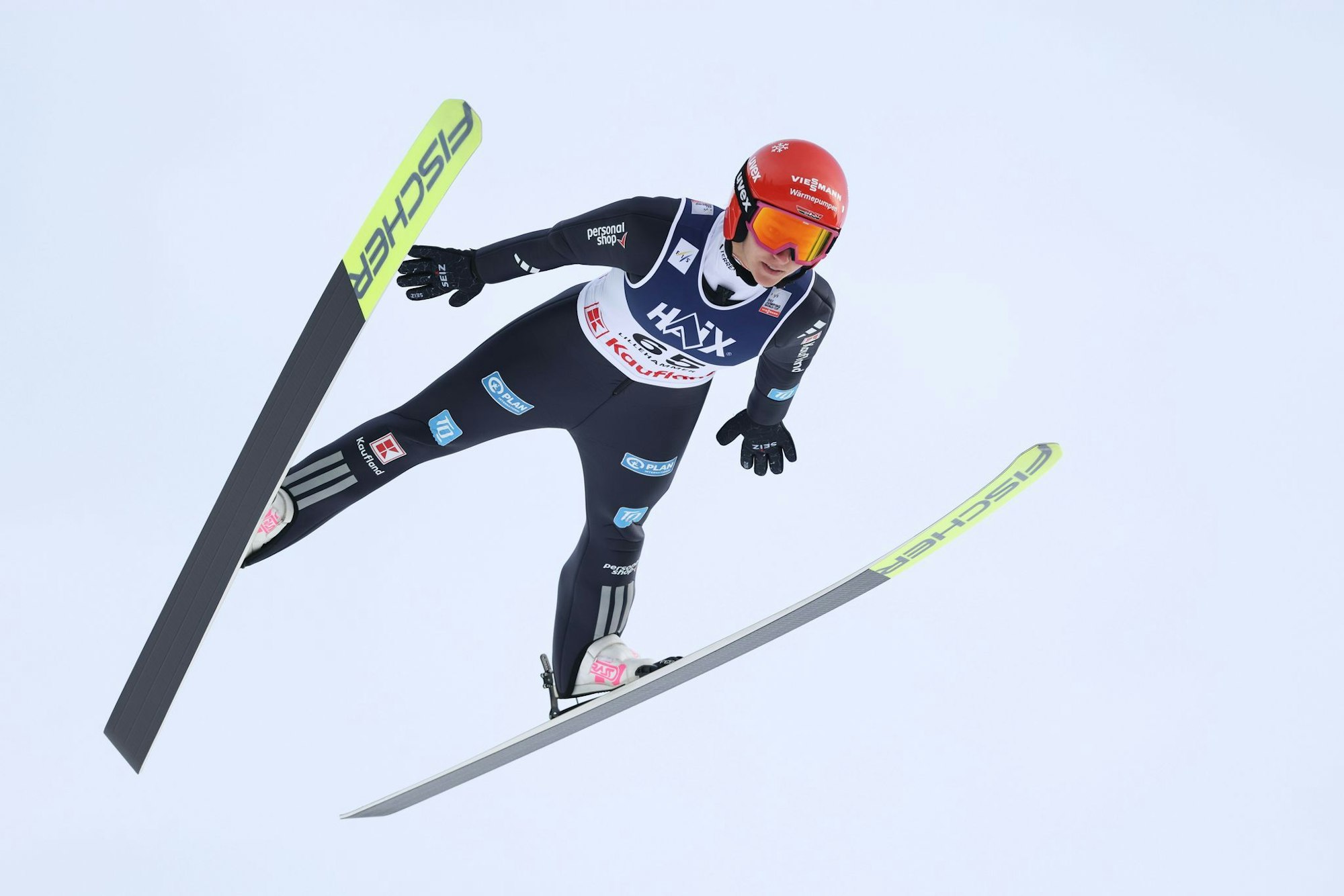 Katharina Schmid war in Lillehammer die beste deutsche Springerin.