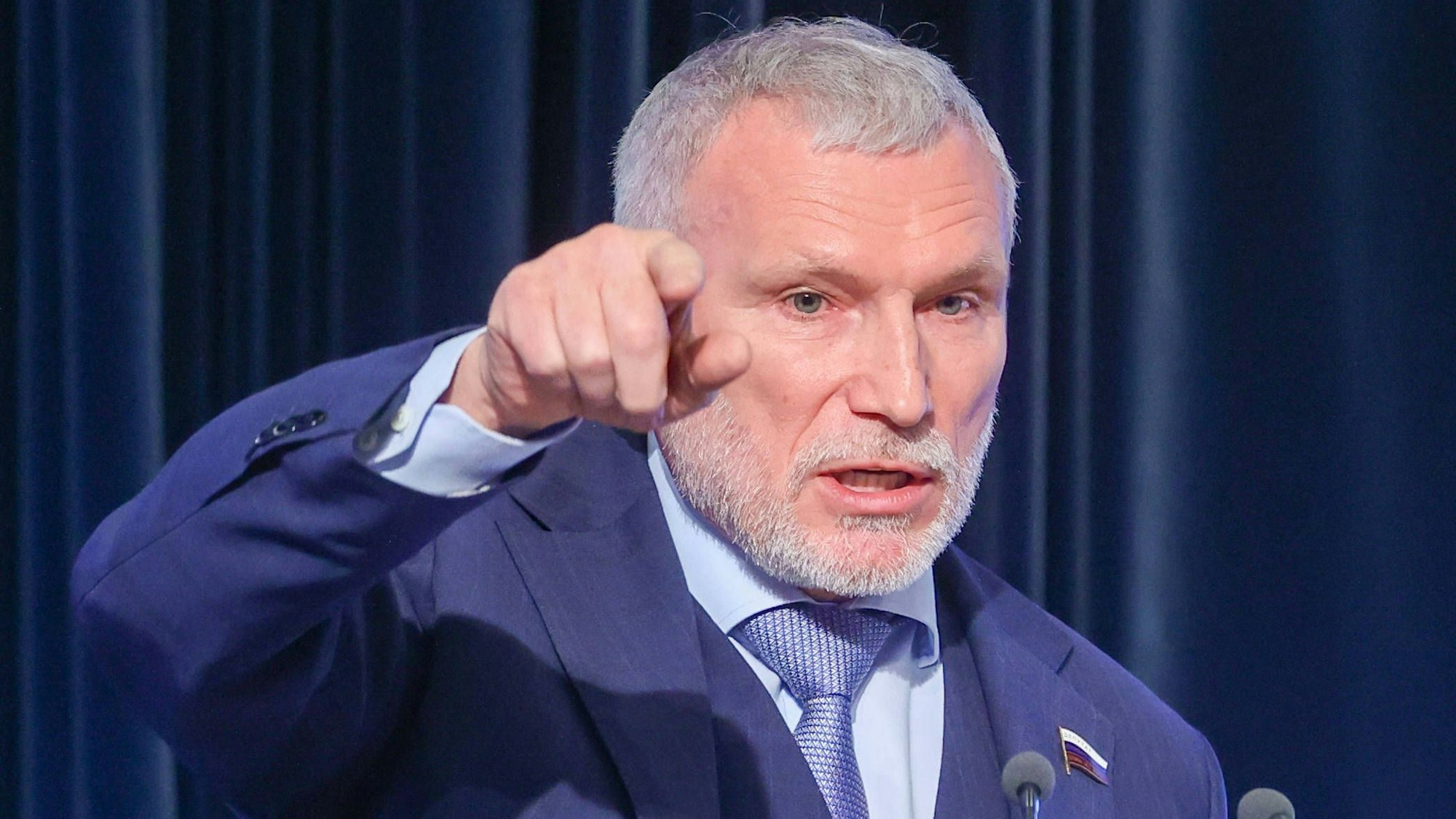 Der Duma-Abgeordnete Alexei Zhuravlev fordert die Kapitulation der Ukraine. (Archivbild)