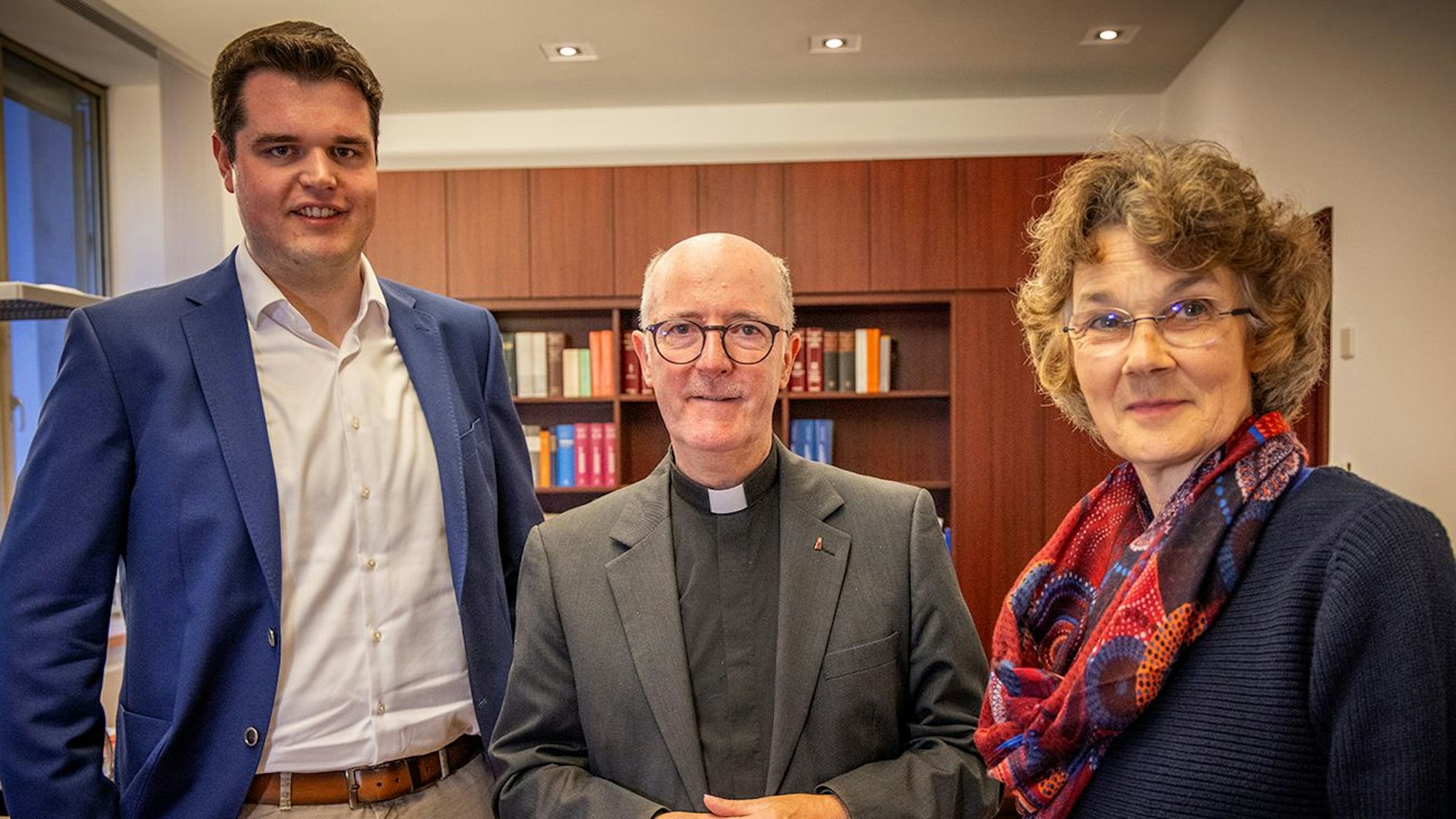 Benedikt Bungarten, Generalvikar Guido Assmann und Regina Oediger-Spinrath