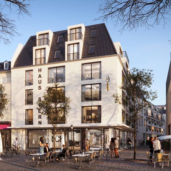 Neubauprojekt am Siegburger Markt, das Haus Stern folgt auf das Hotel Zum Stern