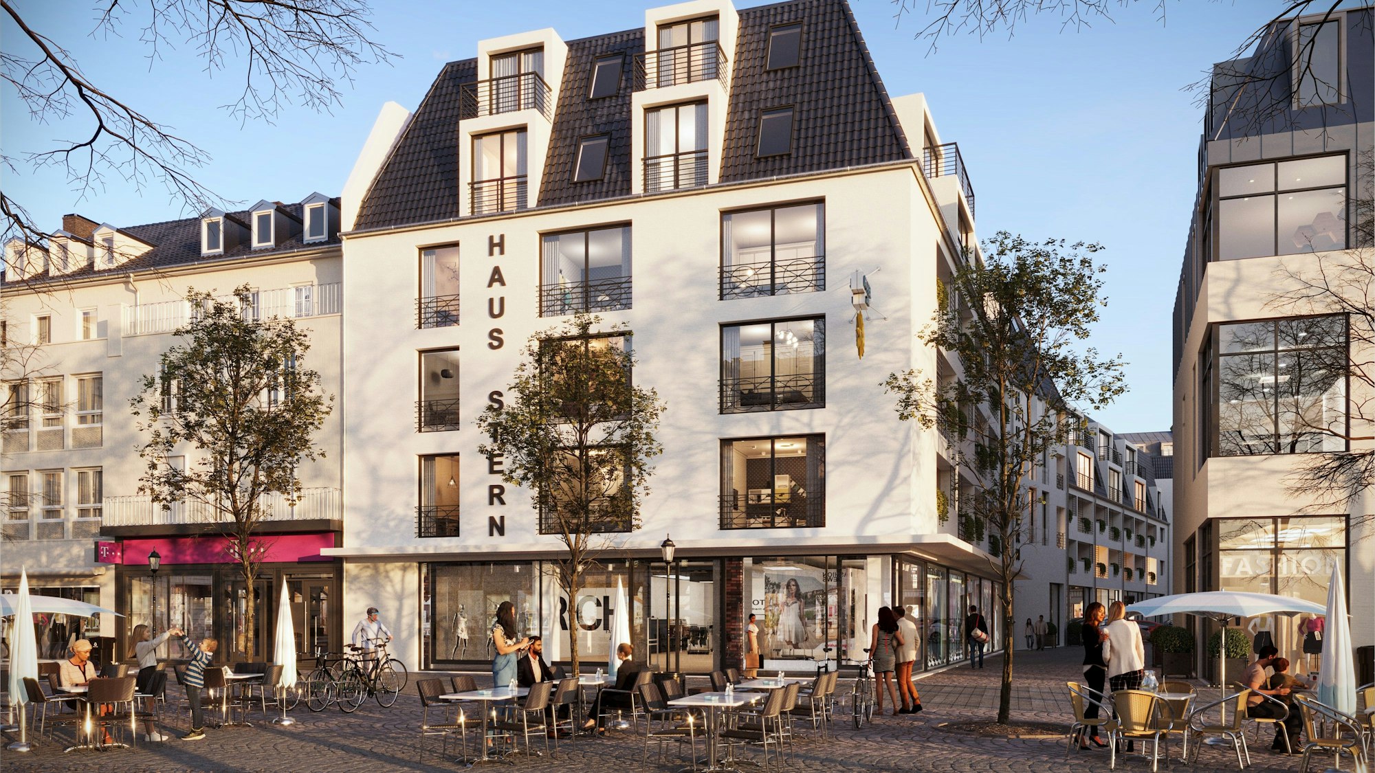 Neubauprojekt am Siegburger Markt, das Haus Stern folgt auf das Hotel Zum Stern