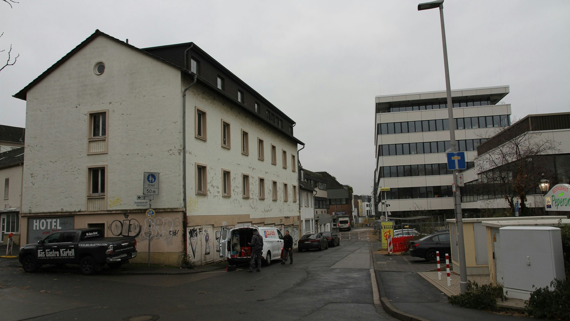 Neubauprojekt am Siegburger Markt, das Haus Stern folgt auf das Hotel Zum Stern