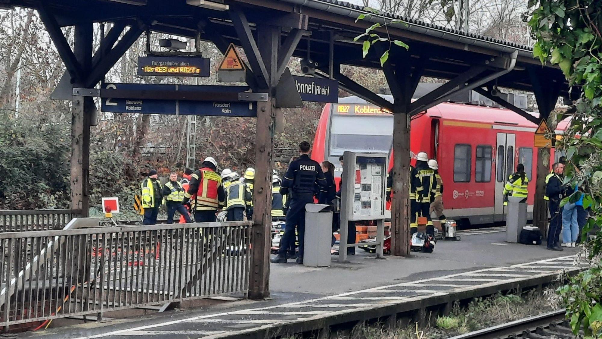 Unfall Bahnhof Bad Honnef