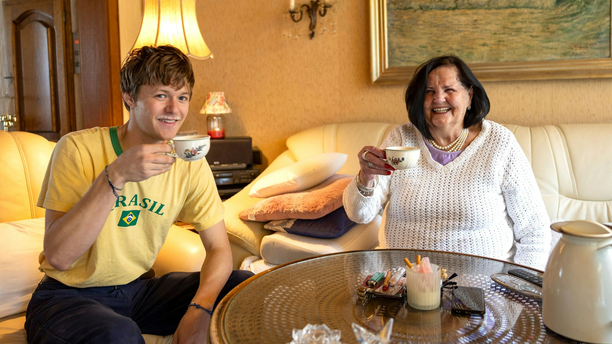 Cédric Hückstädt ist in ein Zimmer im Haus von Rita Huppertz gezogen.