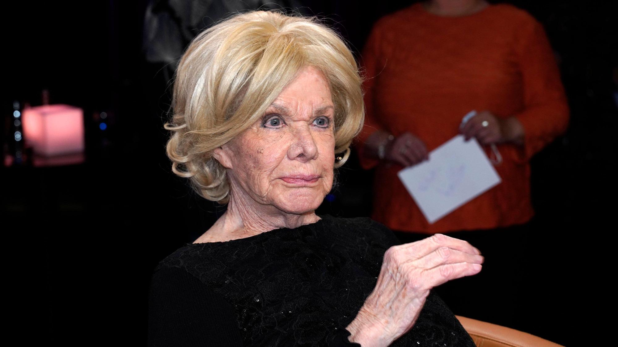 Ingrid van Bergen war auch immer wieder in Talkshows, so wie hier im „Riverboat“, zu Gast.
