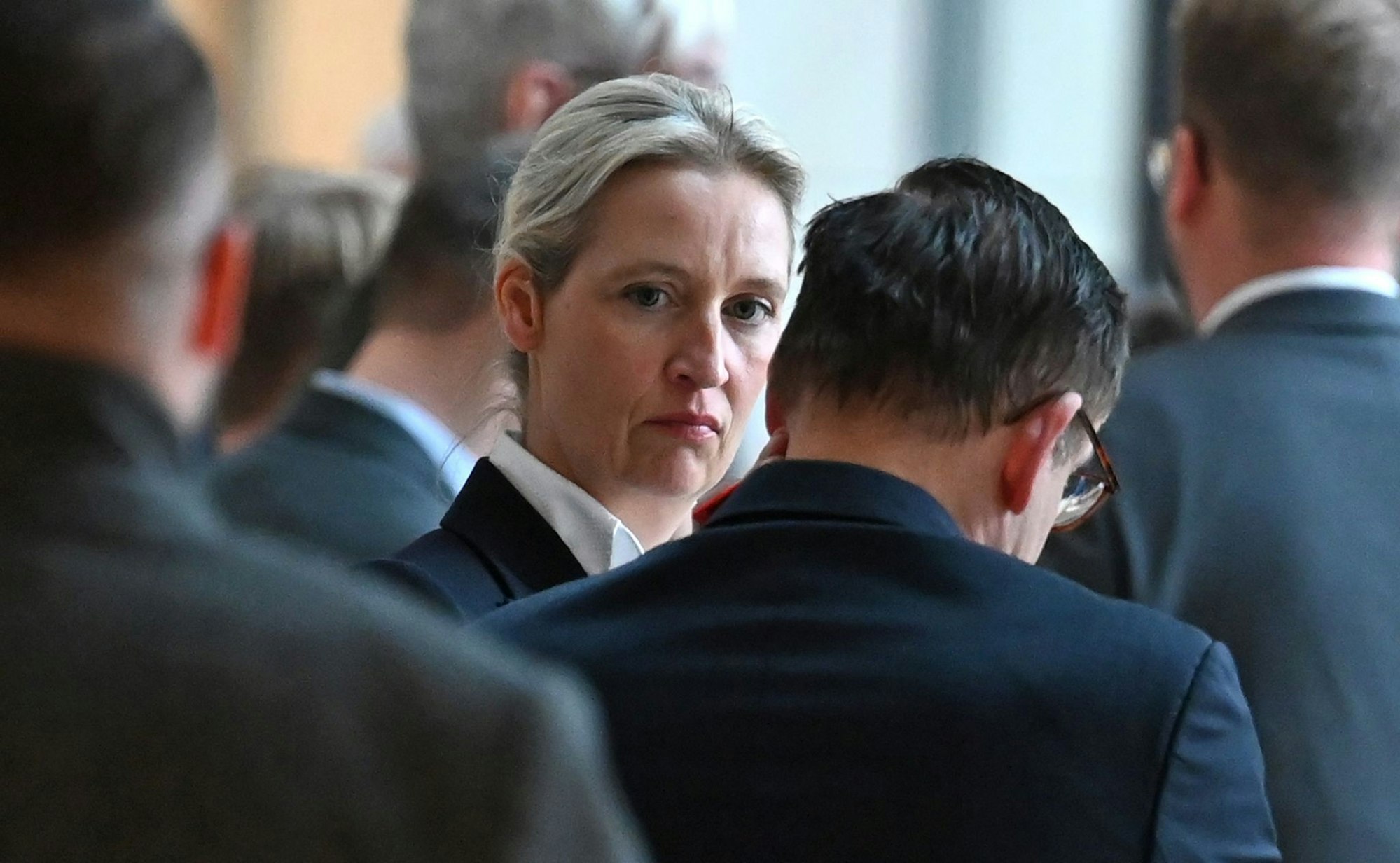 AfD-Chefin Weidel warnt vor Gewalt gegen AfD-Mitglieder.