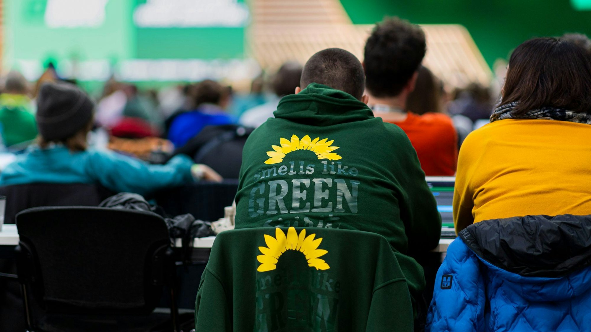 Die Grünen sehen sich in stürmischen Zeiten.