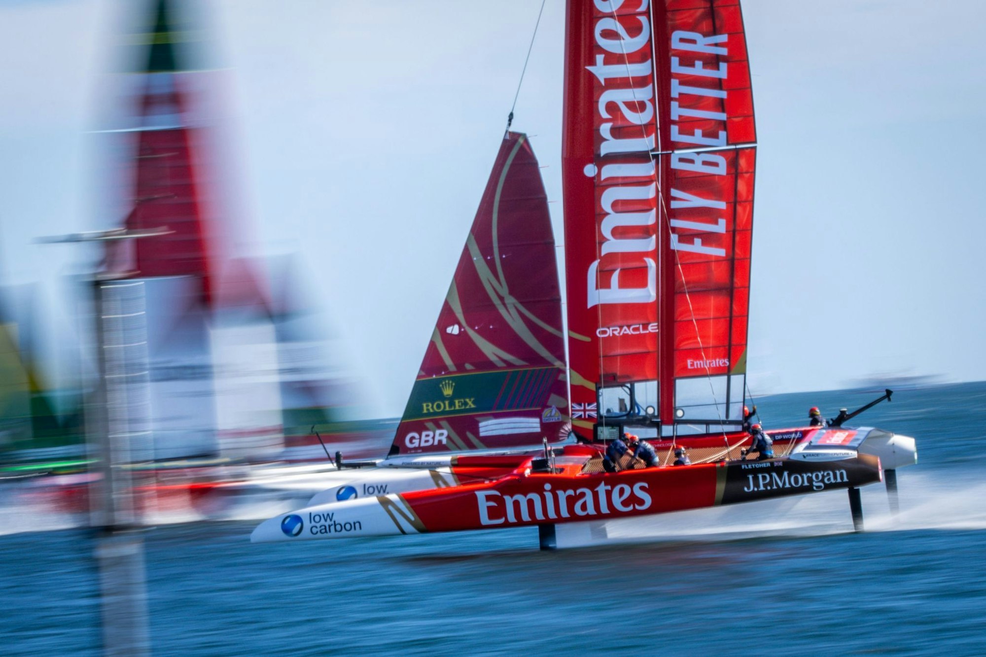 Erstmals SailGP-Sieger: Das britische Team Emirates GBR.