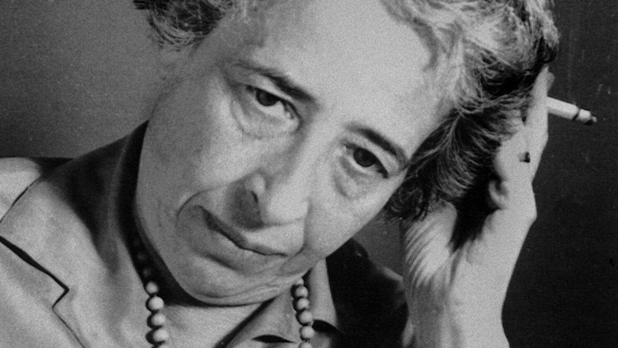 Hannah Arendt, US-amerikanische Politikwissenschaftlerin und Soziologin deutscher Herkunft (undatiertes Archivfoto).