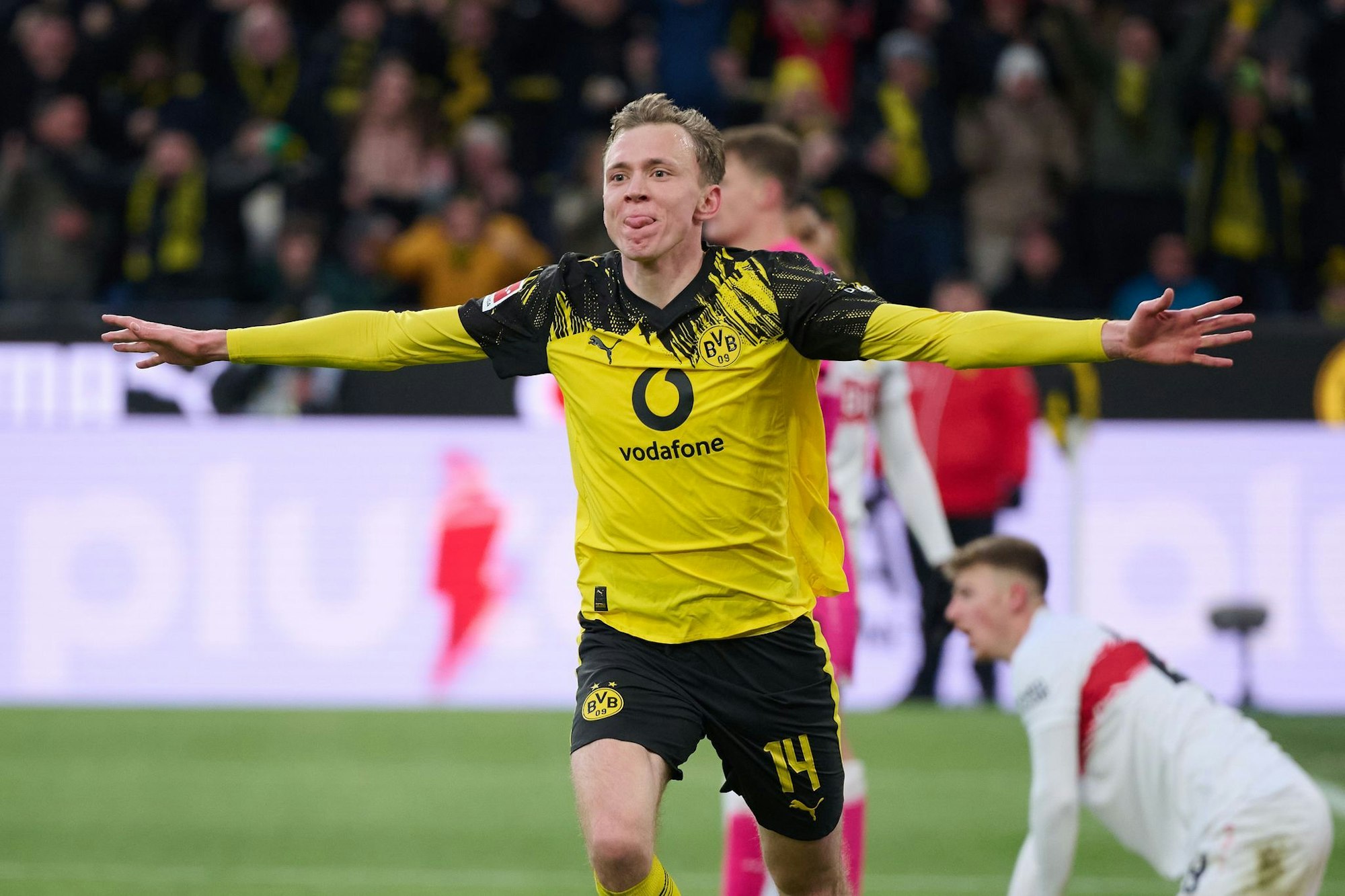 Maximilian Beier könnte im Pokal gegen Leverkusen wieder für Borussia Dortmund spielen. (Archivfoto)