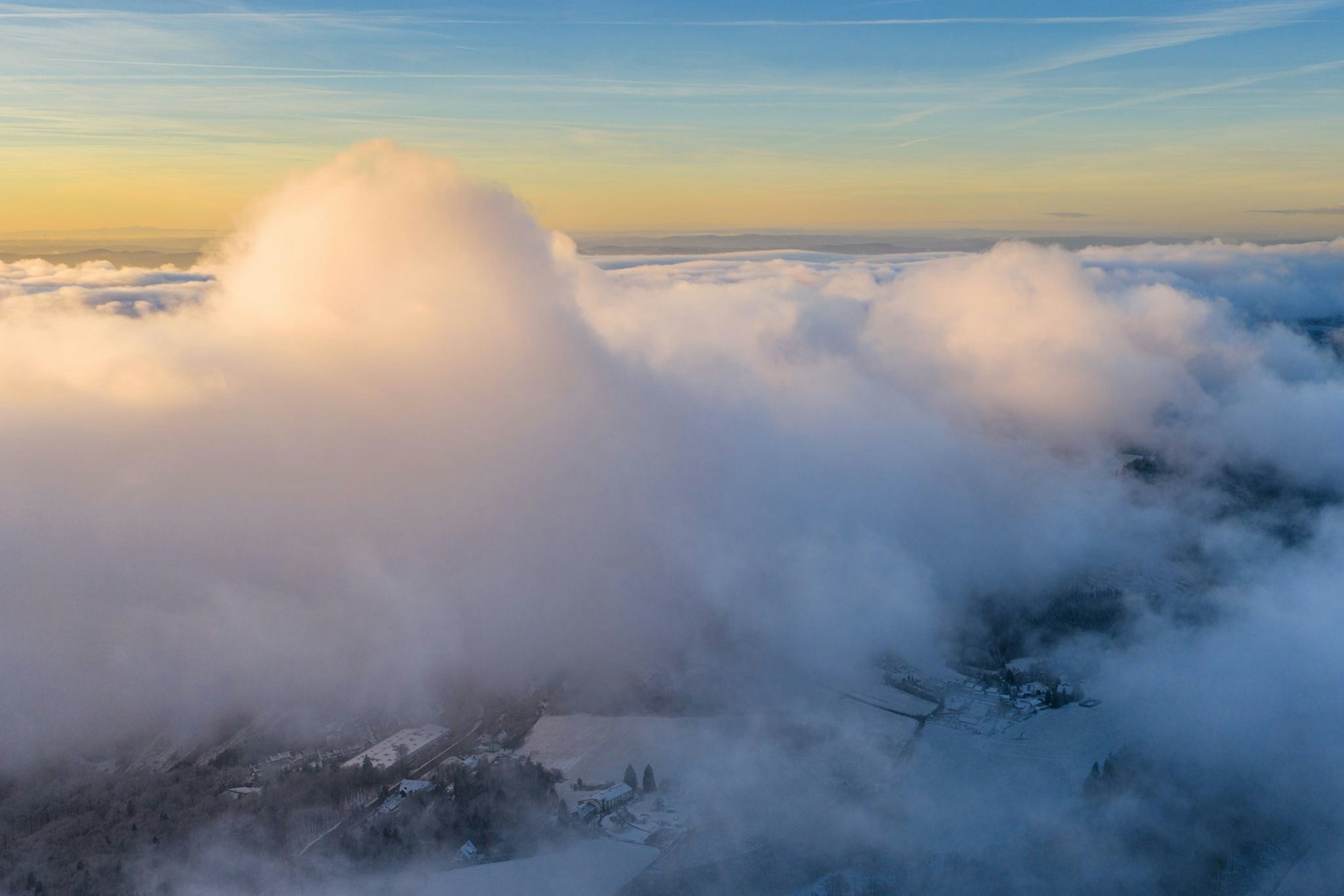 Örtlich kann es glatt werden.