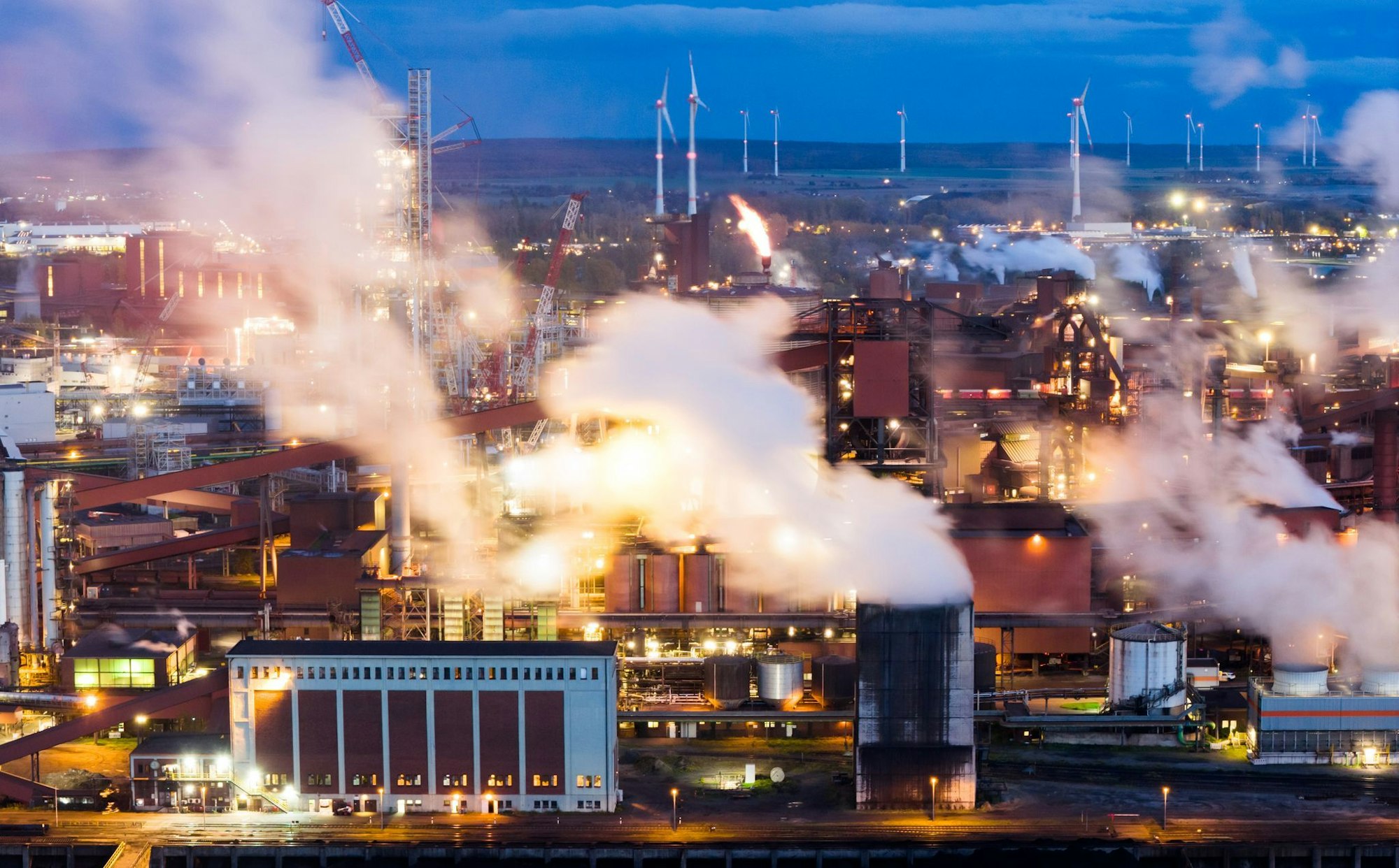 Auch die Stahlindustrie leidet.