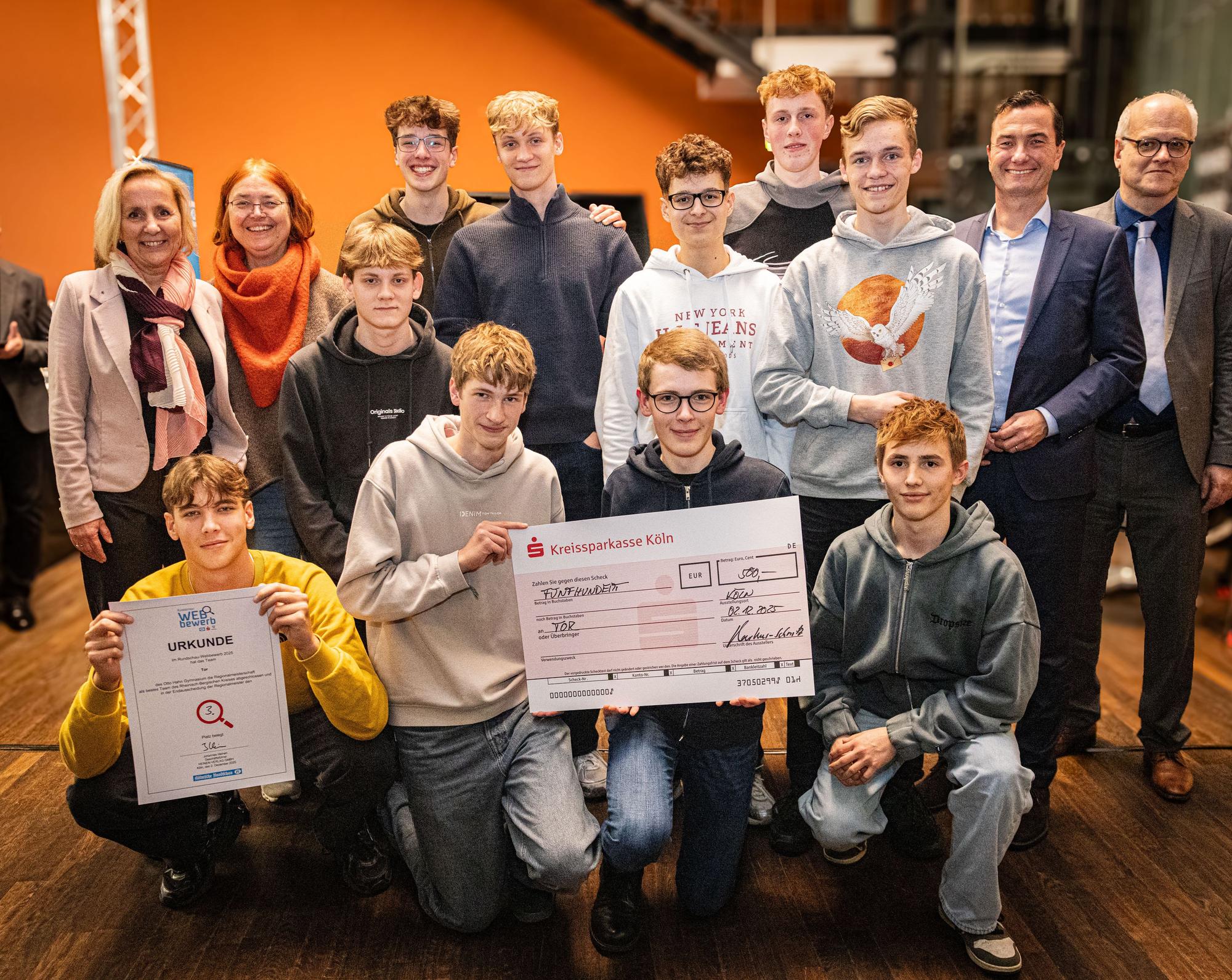 Team „Tor“ aus Bergisch Gladbach errang Platz drei.