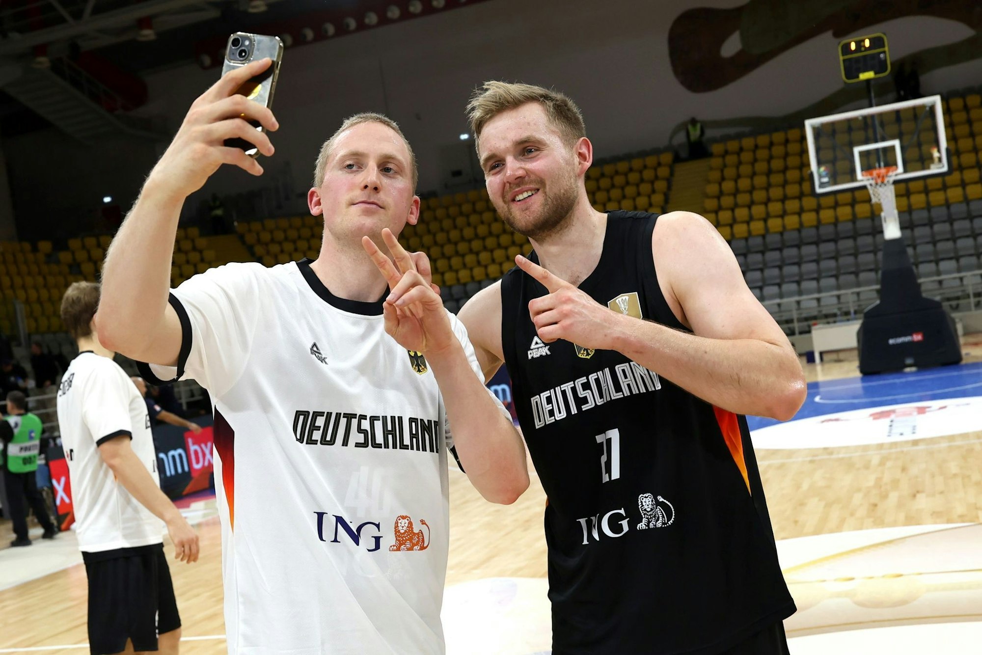 Collin Welp und Till Pape feierten auf Zypern ihr Länderspiel-Debüt.