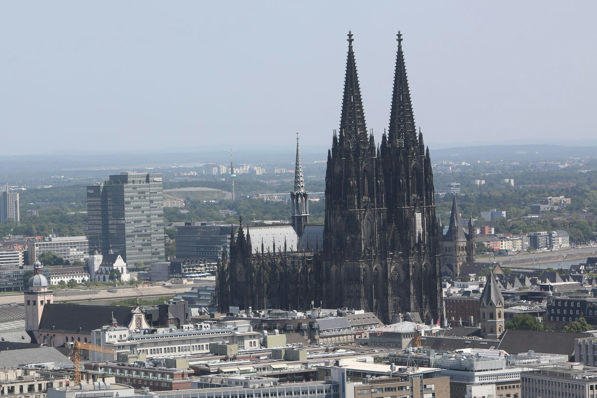 Der Blick auf den Kölner Dom.