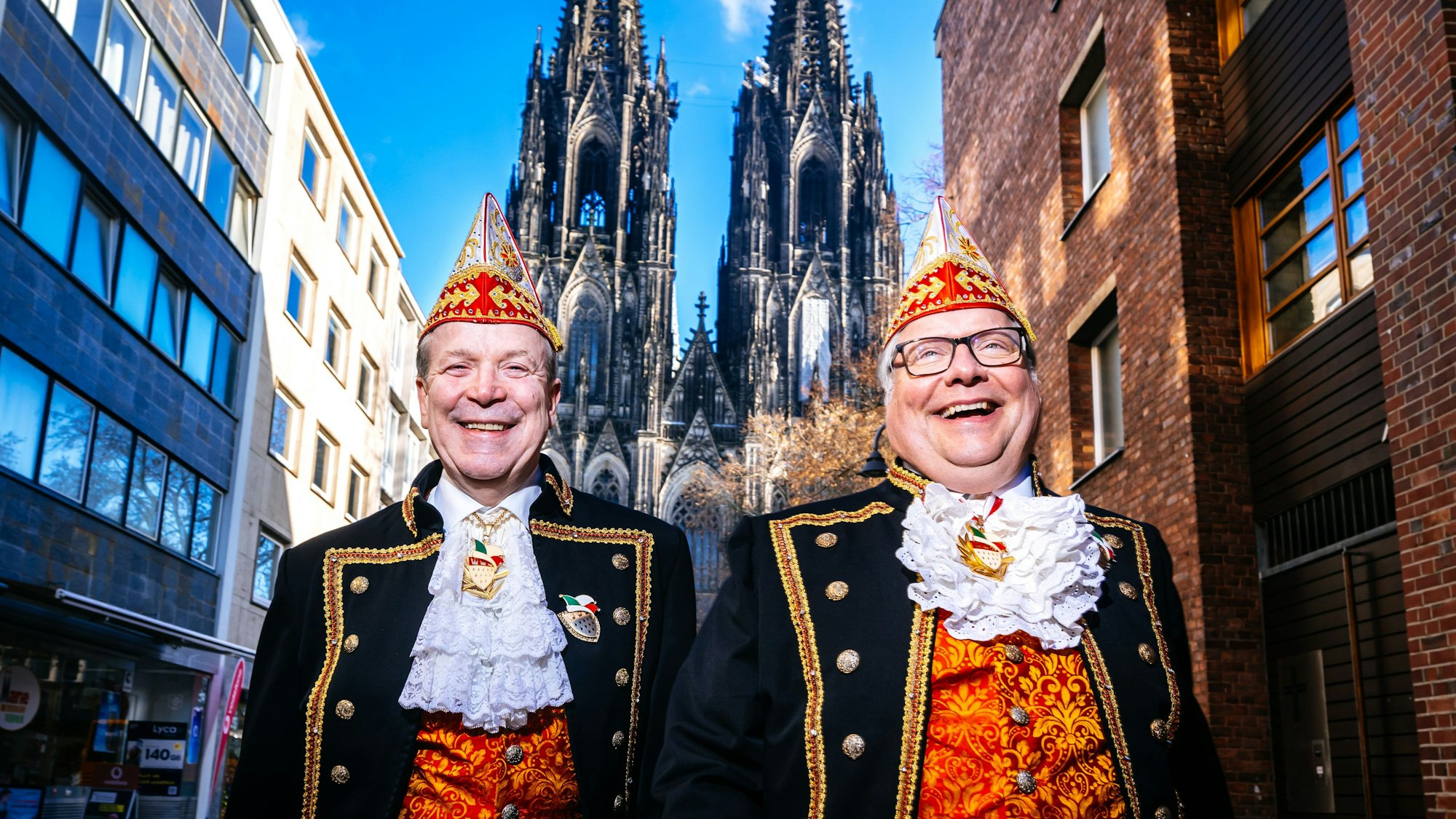 Festkomitee-Präsident Christoph Kuckelkorn und Vizepräsident Lutz Schade.