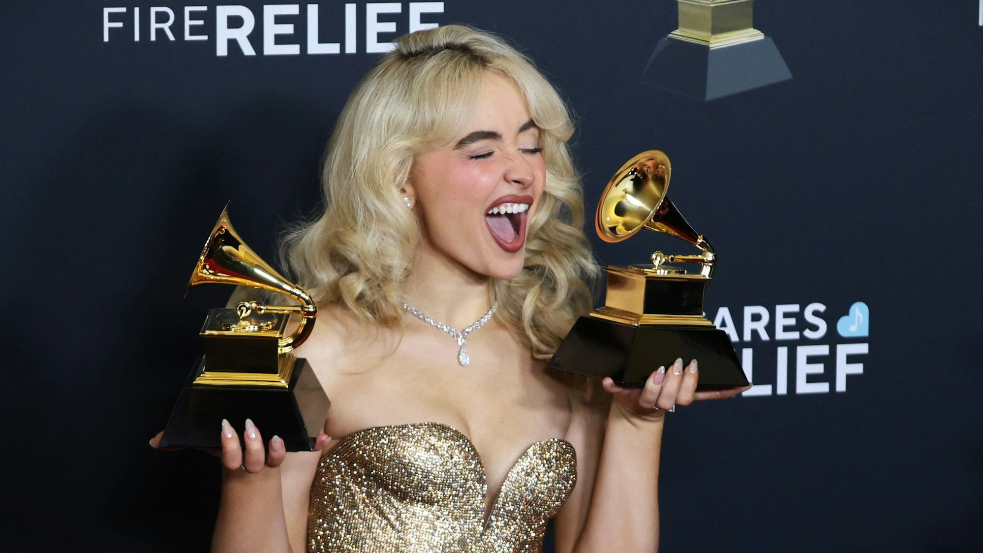 Popstar Sabrina Carpenter zeigt sich empört über das Weiße Haus. (Archivbild)