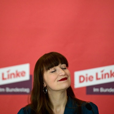 Linken-Chefin Heidi Reichinnek hat eine Enthaltung der Linken-Fraktion bei der Abstimmung über das Rentenpaket angekündigt. (Archivbild)