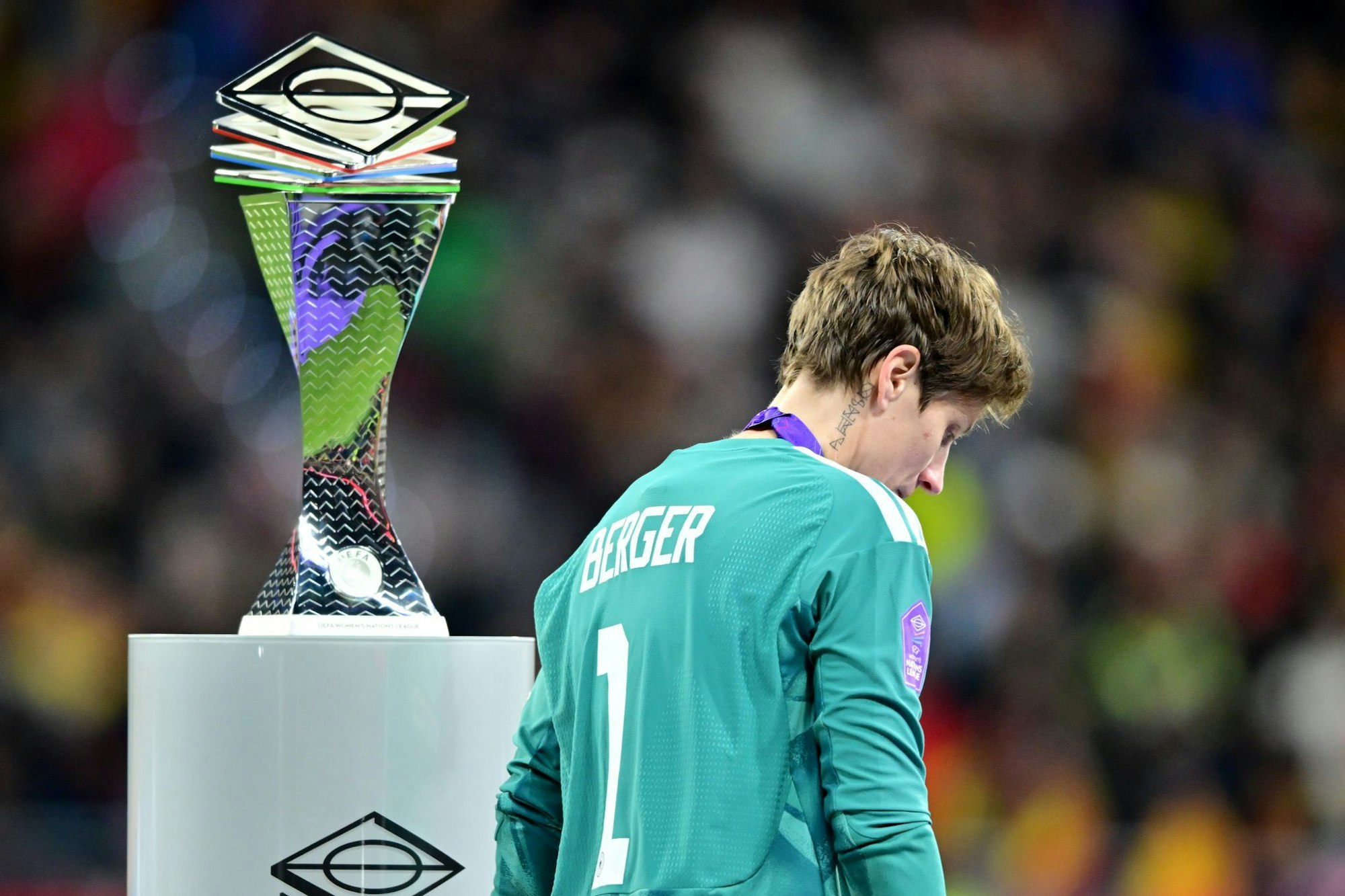 Ann-Katrin Berger steht bei Bundestrainer Christian Wück hoch im Kurs