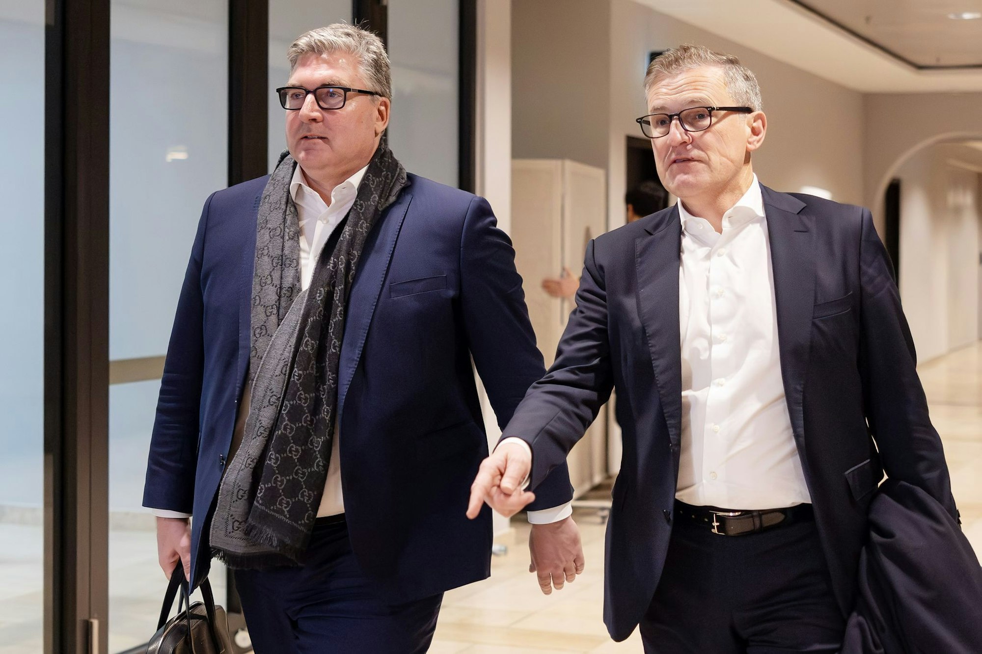 Enttäuscht vom DFB: Hellmann und Dreesen.