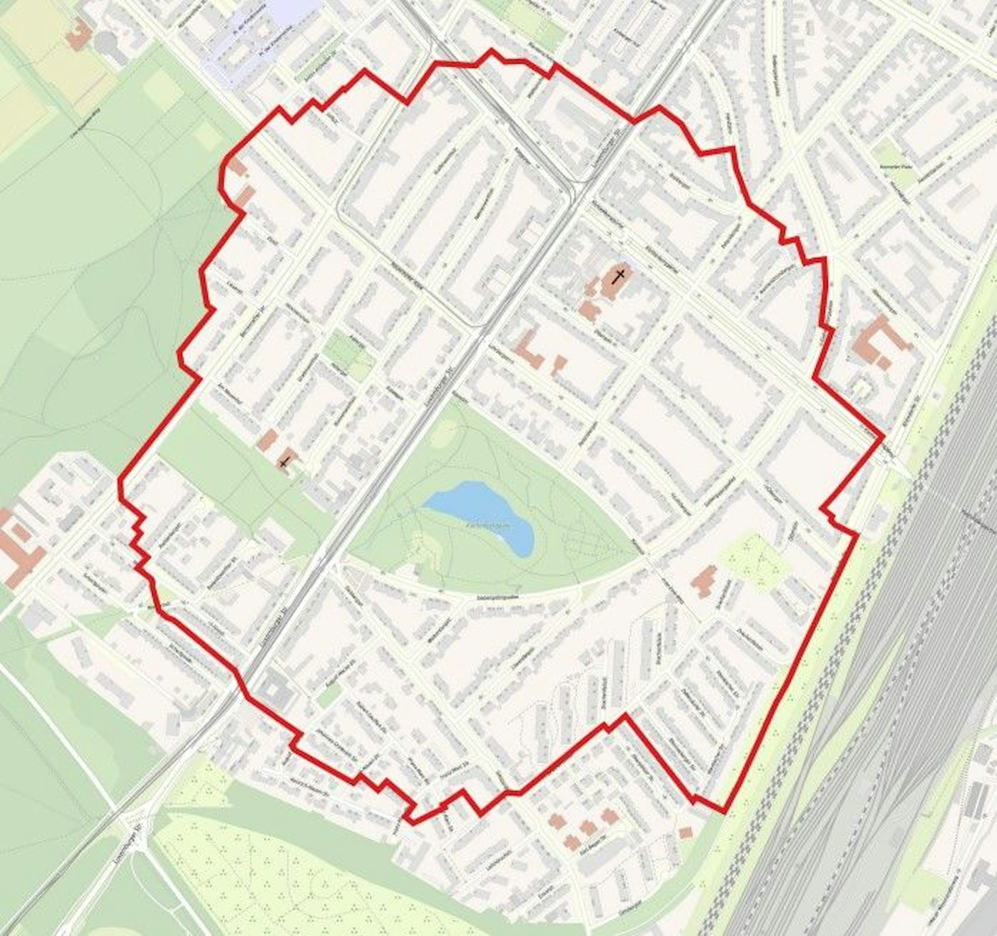 Der Radius der Evakuierung