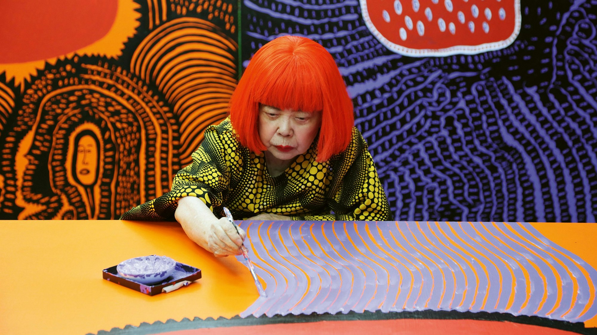 Die Künstlerin Yayoi Kusama ist im Frühjahr im Museum Ludwig zu sehen