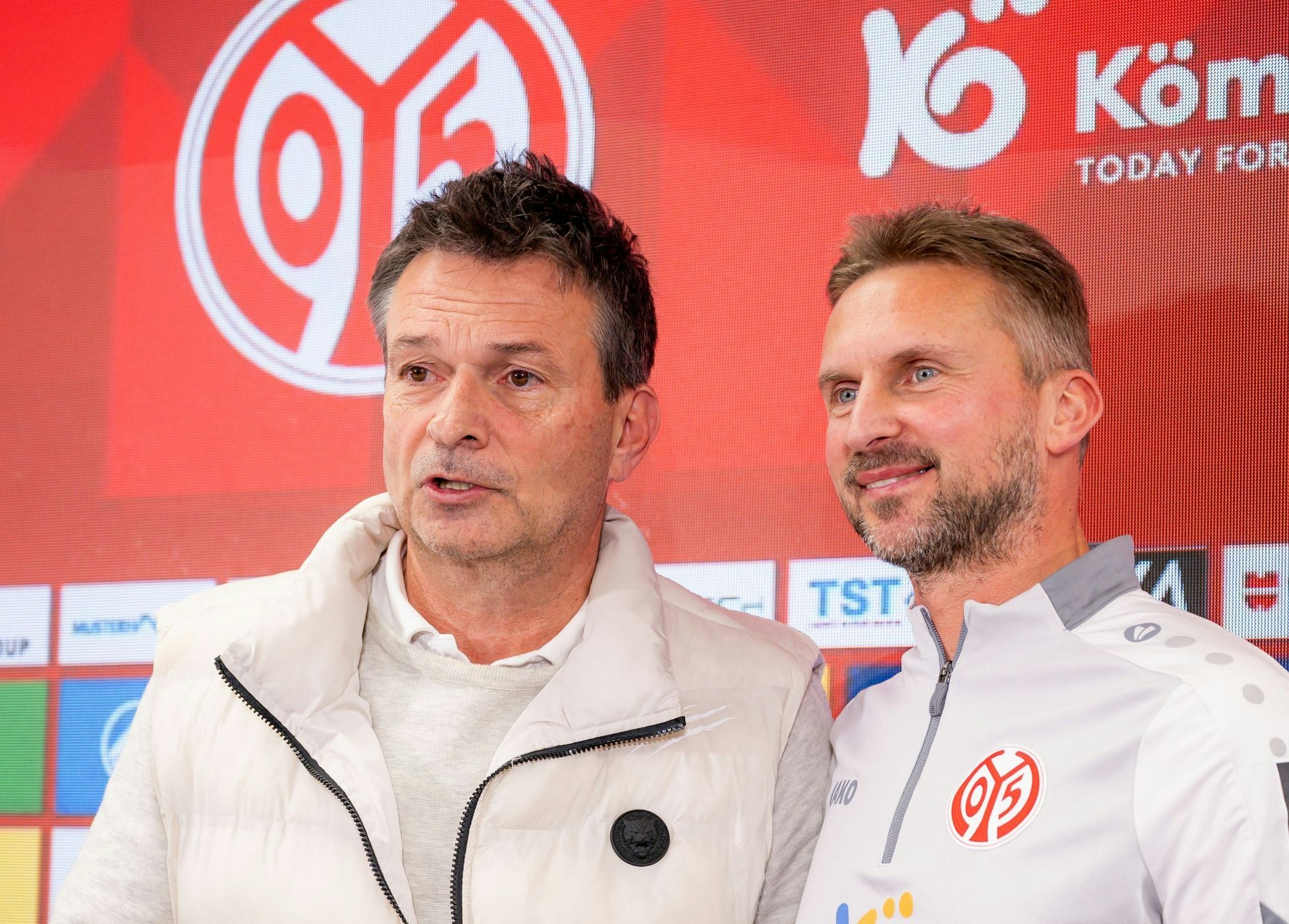 Sportvorstand Christian Heidel und Interimscoach Benjamin Hoffmann: Geht's mit Mainz nun aufwärts?