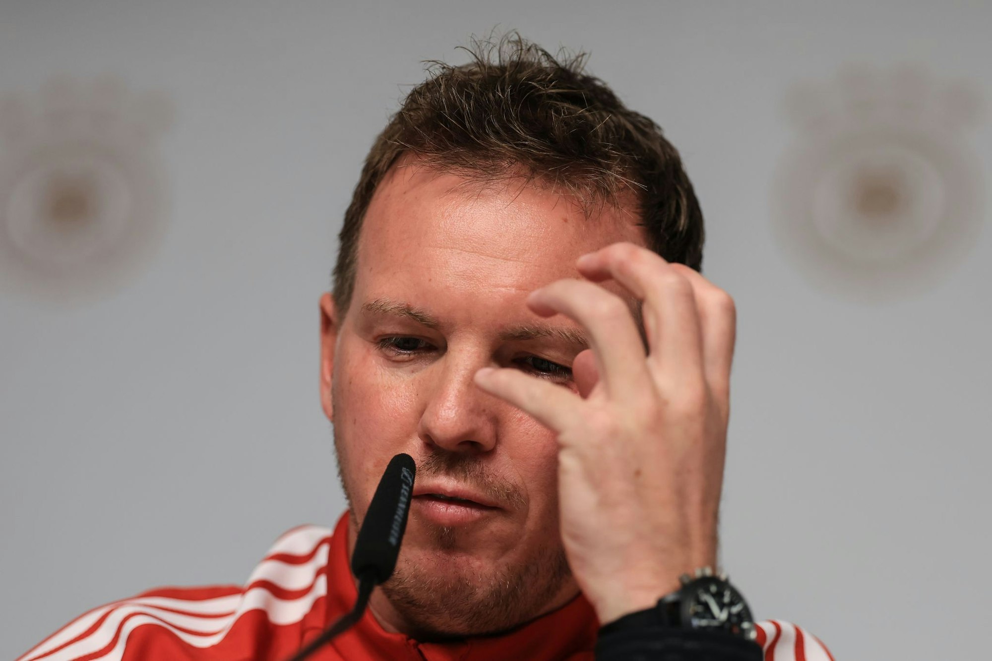 Julian Nagelsmann steht vor seiner ersten WM-Auslosung als Bundestrainer. (Archivbild)