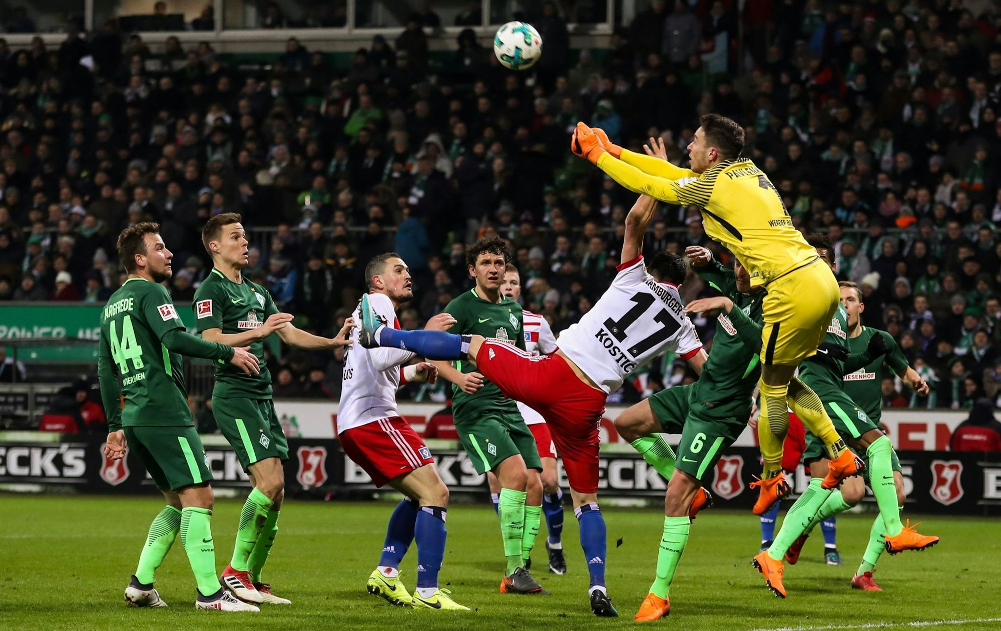 Das letztmalige Nord-Derby in der Bundesliga im Jahr 2018.