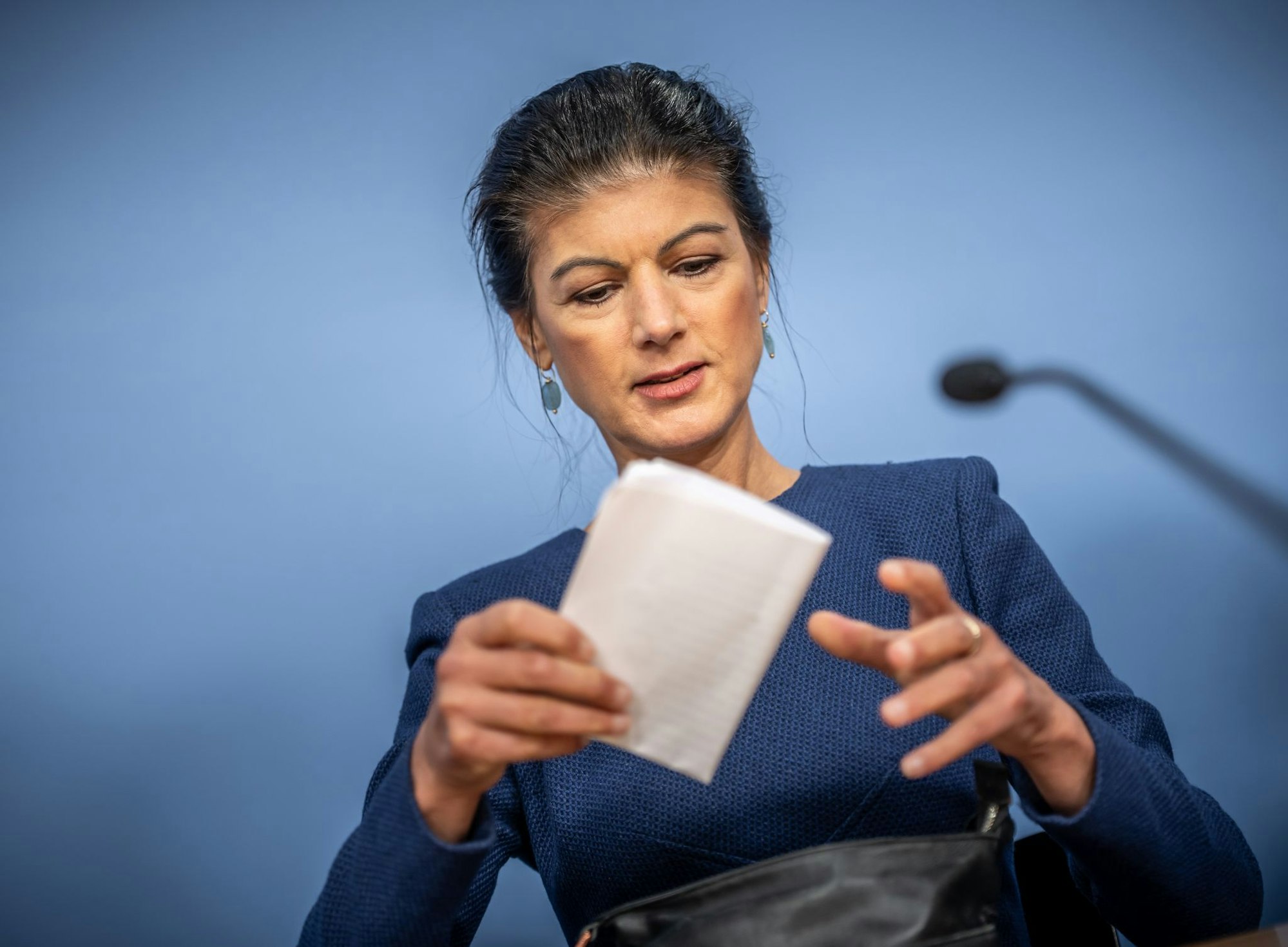 Wagenknecht hat sich entschieden, sich aus der ersten Reihe zurückzuziehen. (Archivbild)