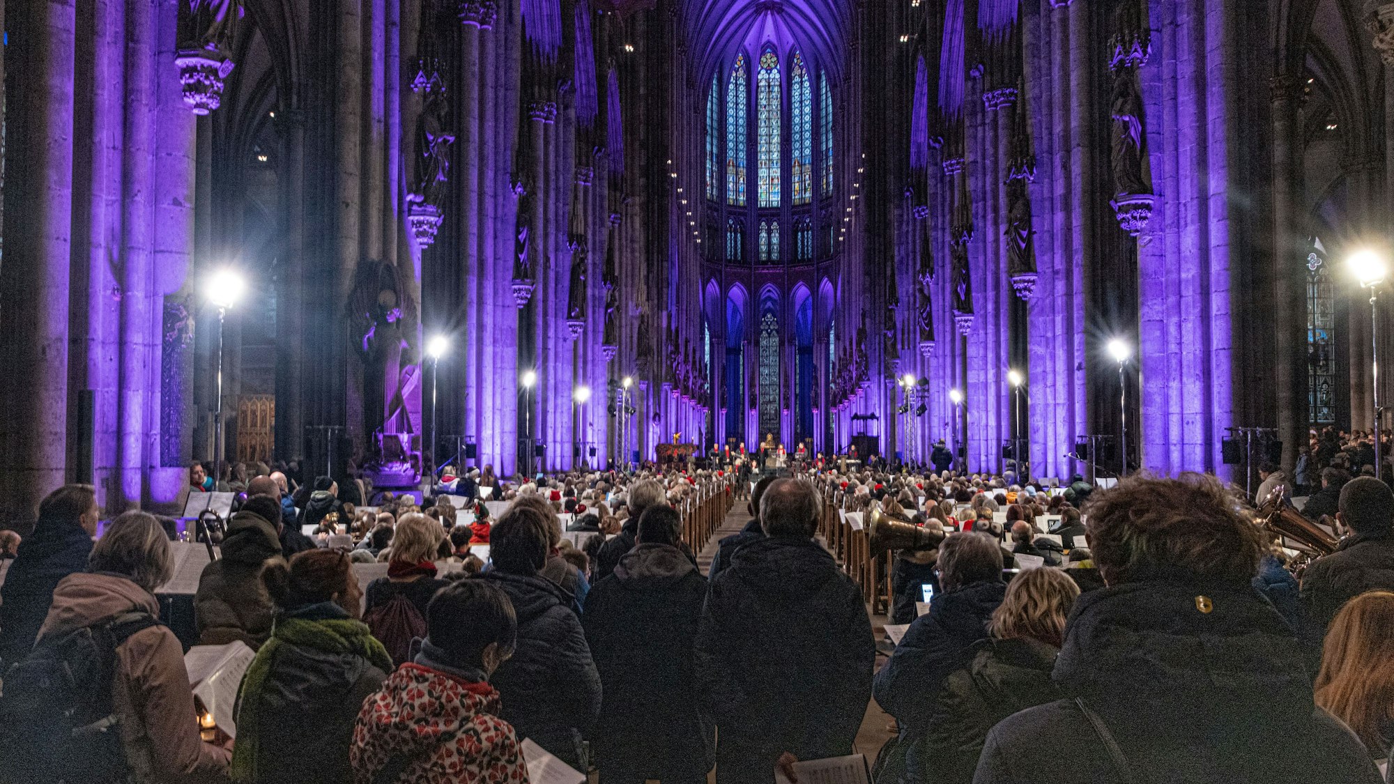Mitmachkonzert im Kölner Dom.