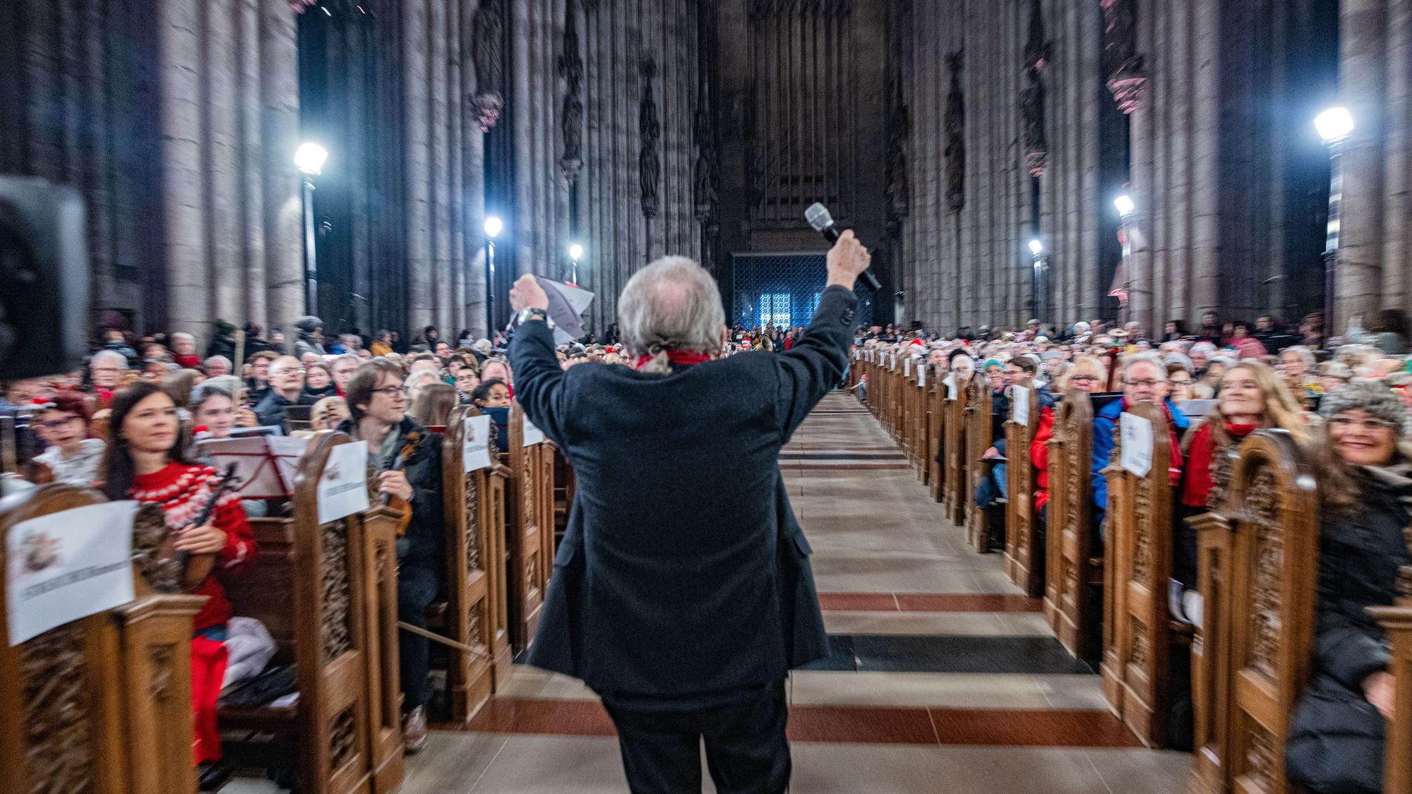 Mitmachkonzert im Kölner Dom.