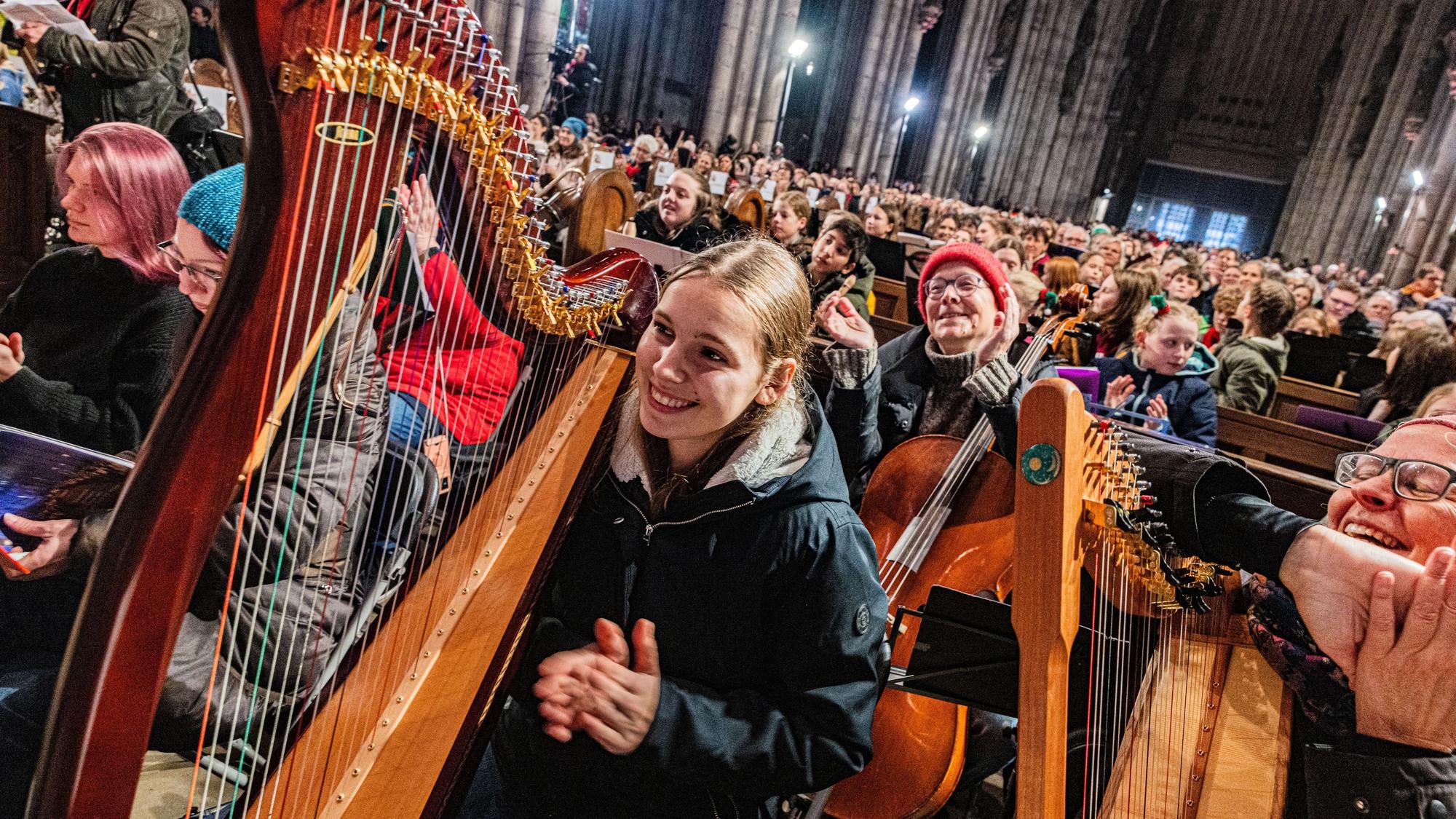 Mitmachkonzert im Kölner Dom.