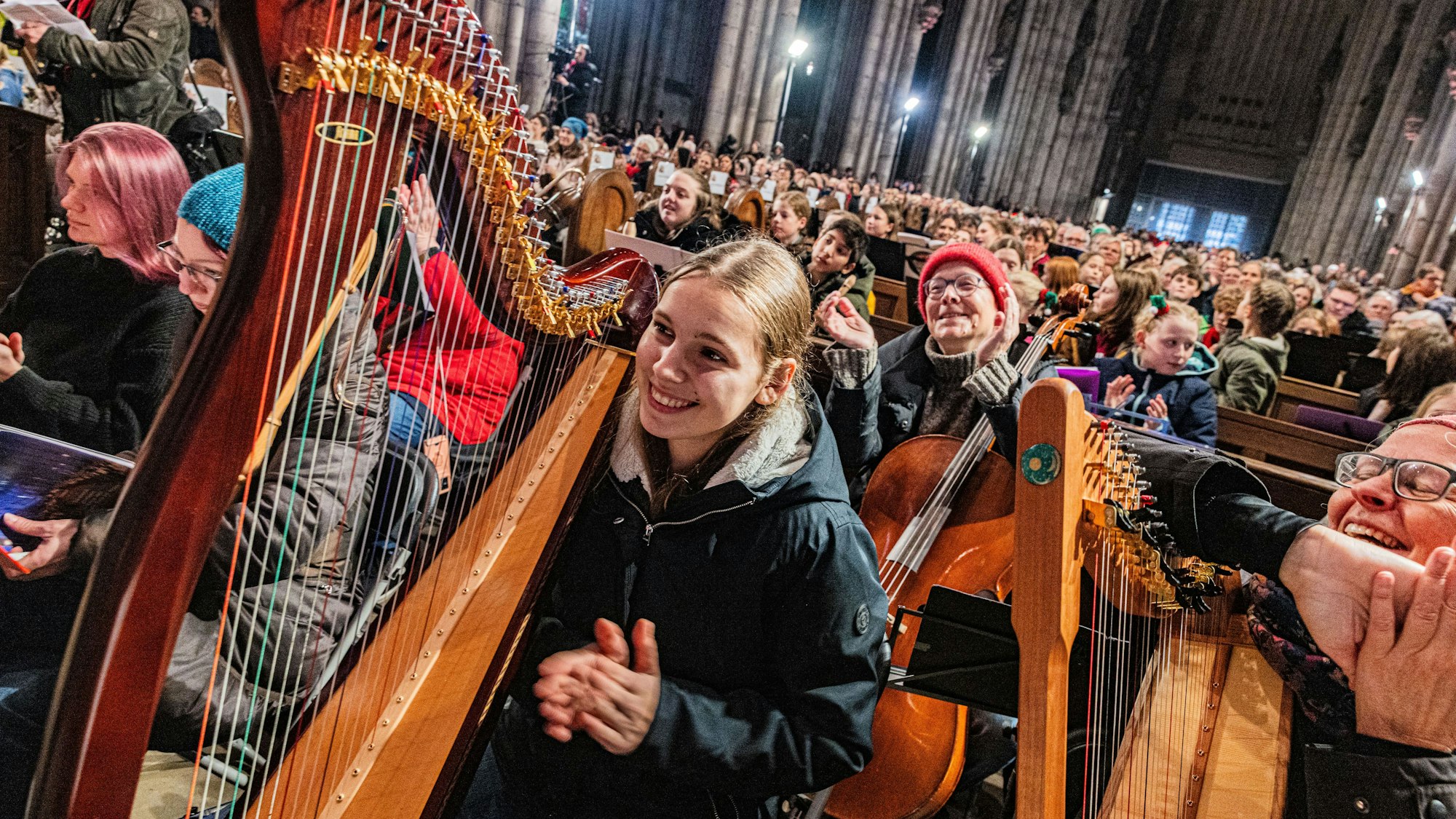 Mitmachkonzert im Kölner Dom.