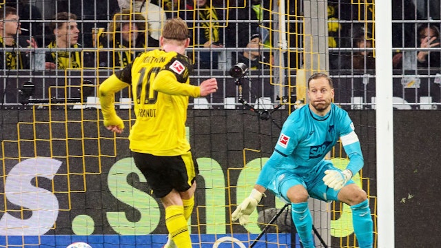 Julian Brandt schoss das 1:0 gegen Hoffenheim.