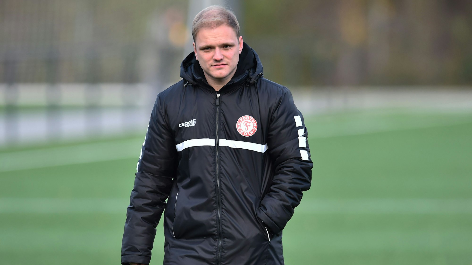 Fußball A-Junioren Bundesliga West 8. Spieltag: Rot-Weiss Essen - SC Fortuna Köln am 28.11.2021 auf der BSA Seumannstrasse in Essen
Timo Westendorf ( Trainer SC Fortuna Köln U19 )
Foto: Thorsten Tillmann / FUNKE Foto Services