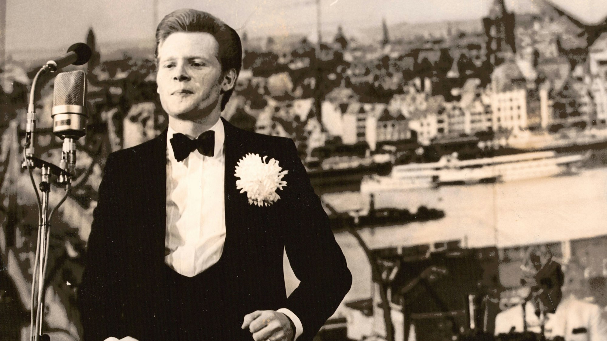 Hans Knipp bei einem Auftritt auf einer Karnevalssitzung.