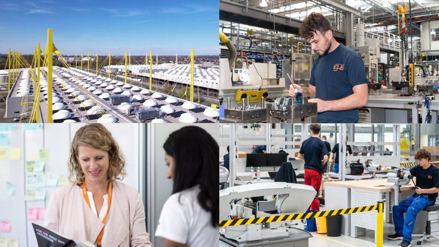 Ob Ausbildung, Weiterbildung oder Umschulung: igus bietet Menschen in jeder Lebensphase Karrierechancen.