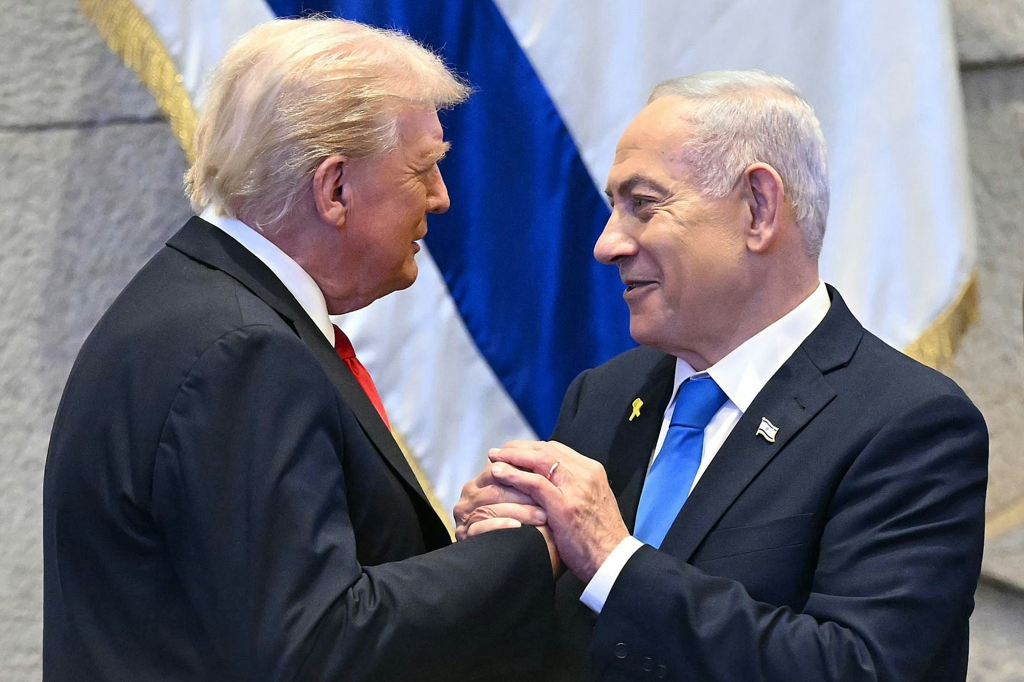 US-Präsident Donald Trump erklärte nach Verhandlungen auch mit Israels Ministerpräsidenten Benjamin Netanjahu Frieden im Nahen Osten. (Archivbild)