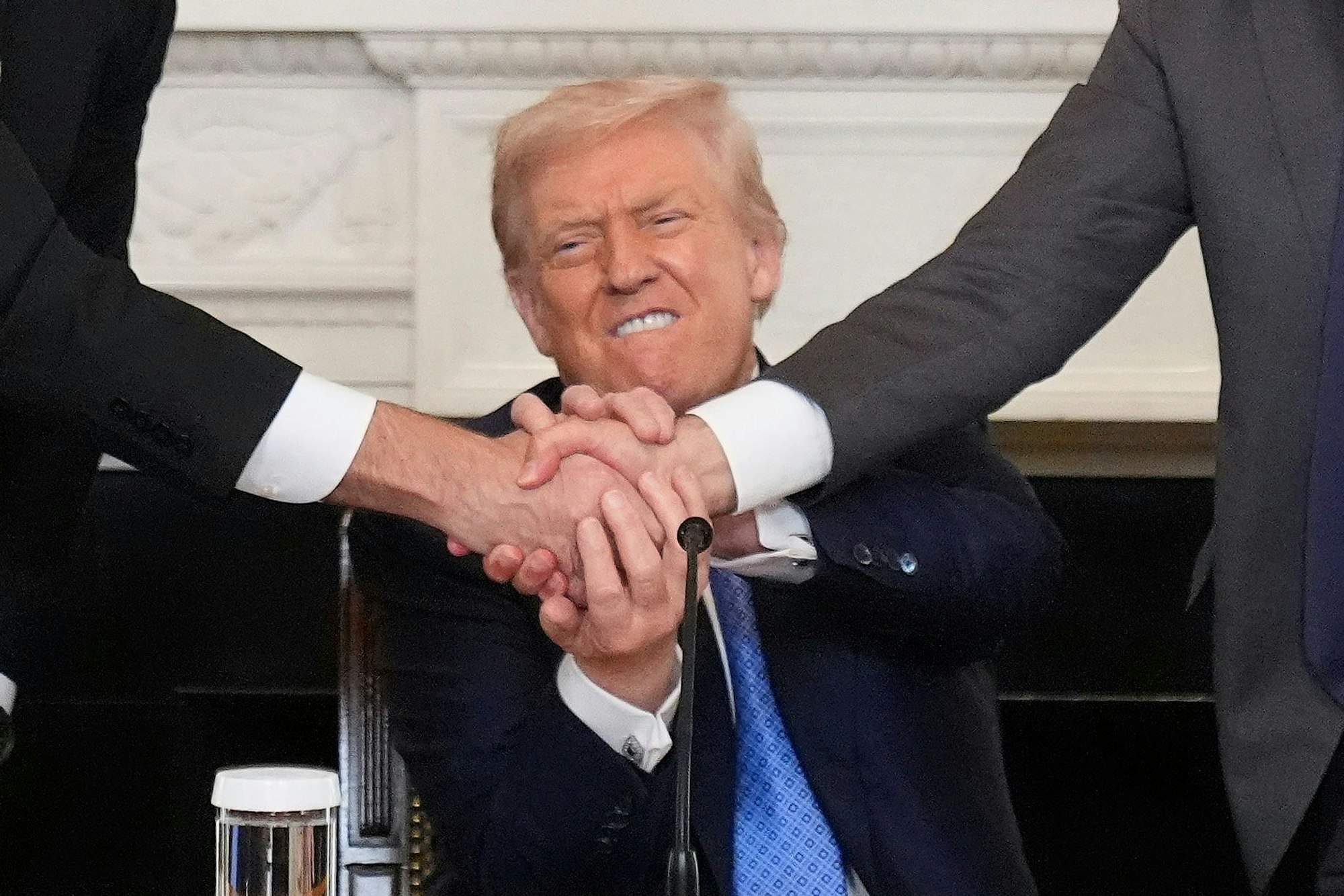 US-Präsident Donald Trump brüstet sich immer wieder, schon mehrere Kriege und große Konflikte beendet zu haben. (Archivbild)