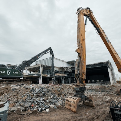 Abrissarbeiten der Austrian Real Estate und Hemsö