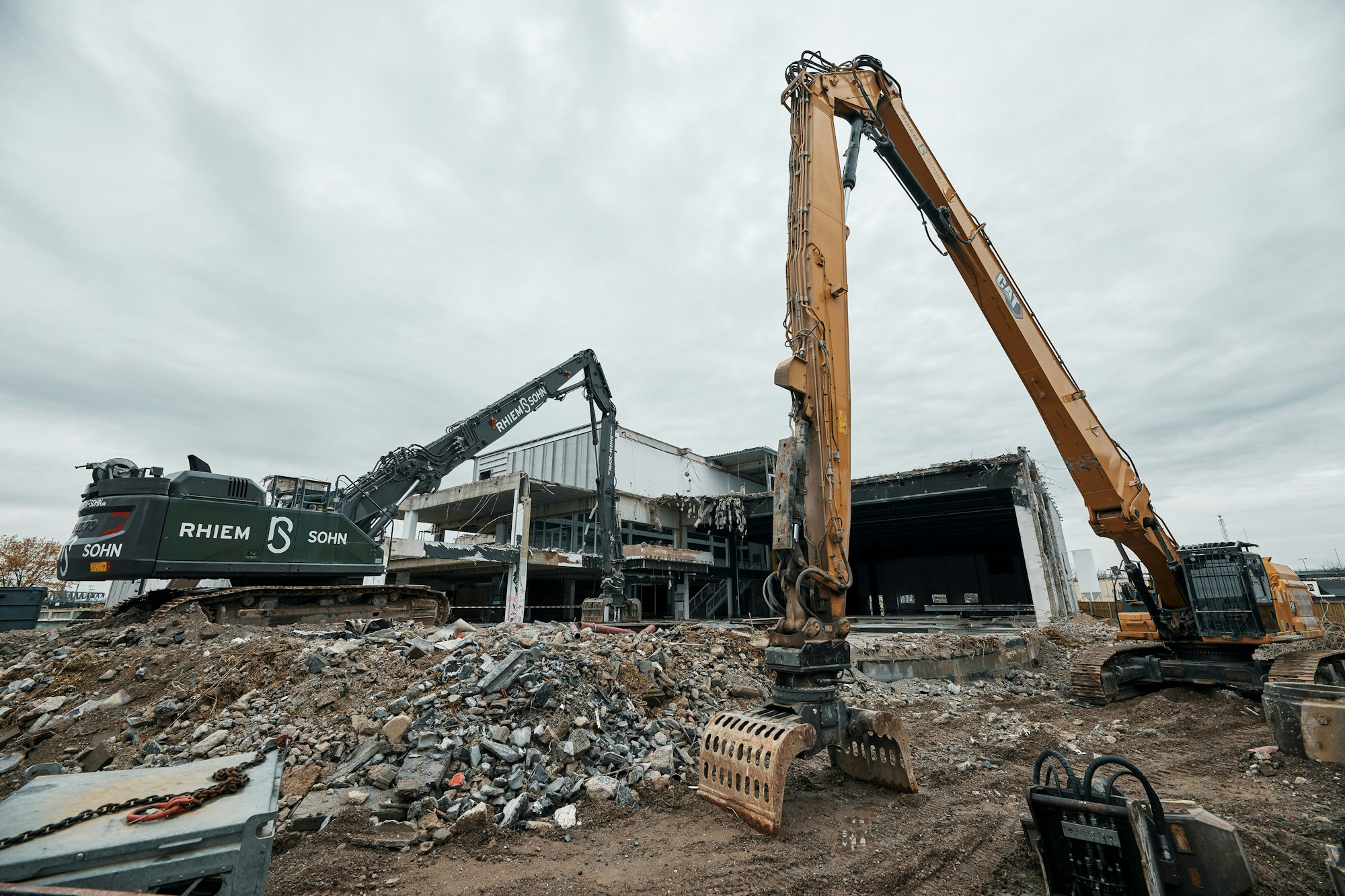 Abrissarbeiten der Austrian Real Estate und Hemsö