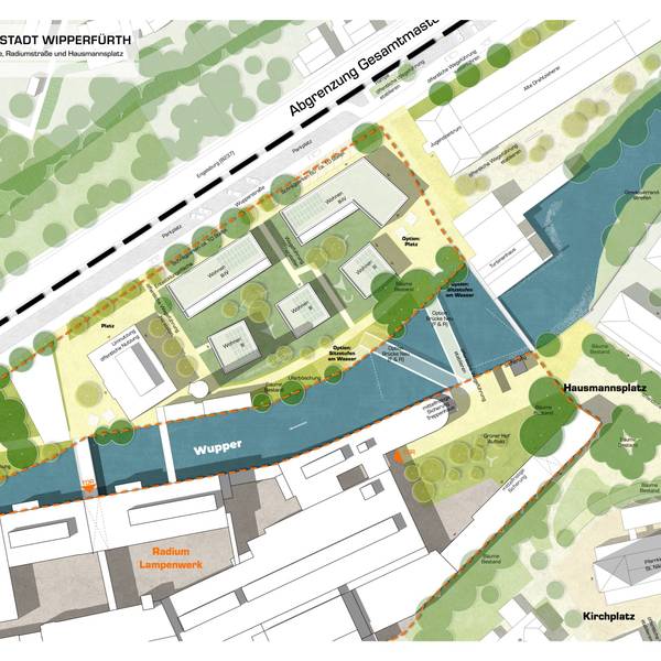 Eine Grafik zeigt die Pläne für die Maßnahmen in Wipperfürth.