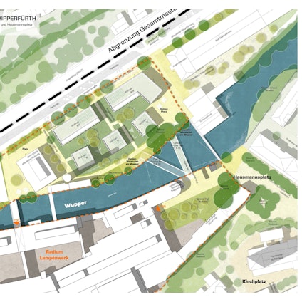 Eine Grafik zeigt die Pläne für die Maßnahmen in Wipperfürth.