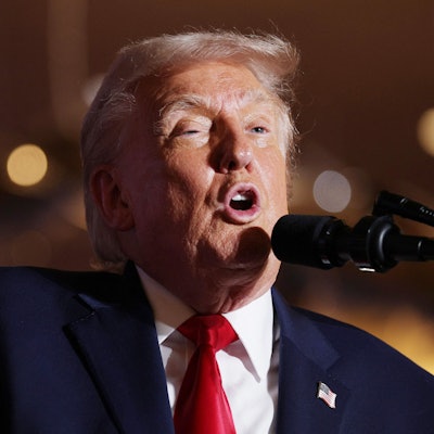 US-Präsident Donald Trump am Dienstag bei einem Auftritt im Mount Airy Casino Resort in Mount Pocono im US-Bundesstaat Pennsylvania. (Archivbild)