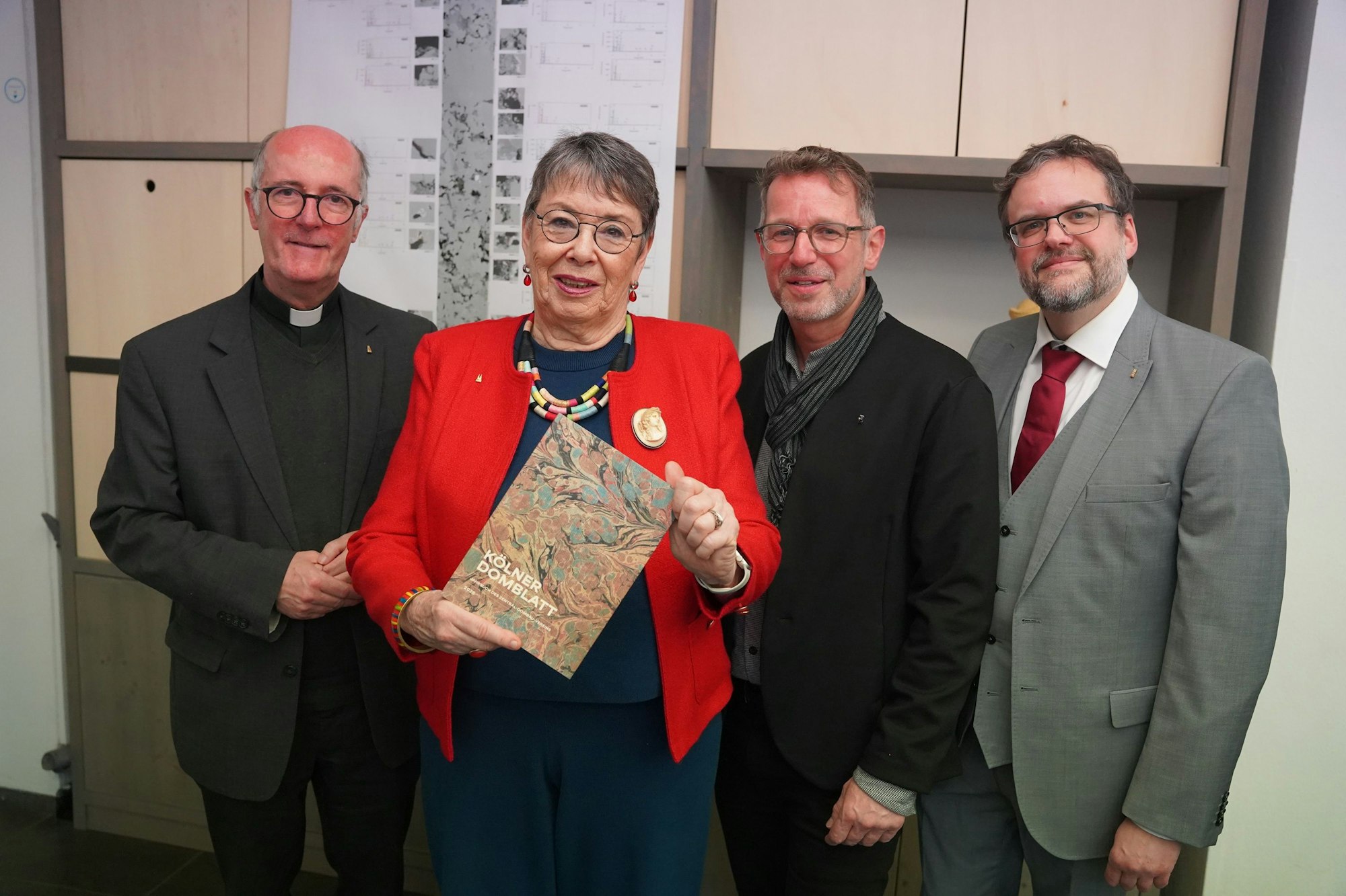 Guido Assmann, Barbara Schock-Werner, Peter Füssenich, Matthias Deml (v.l.)