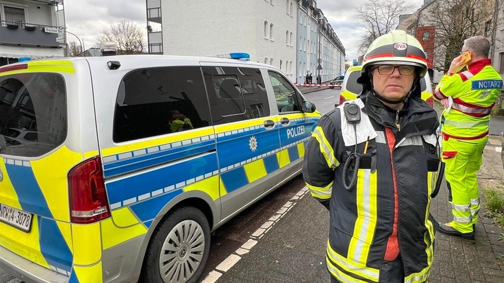 Feuerwehreinsatzleiter Ulrich Laschet bei einem Einsatz in Köln. (Symbolbild)